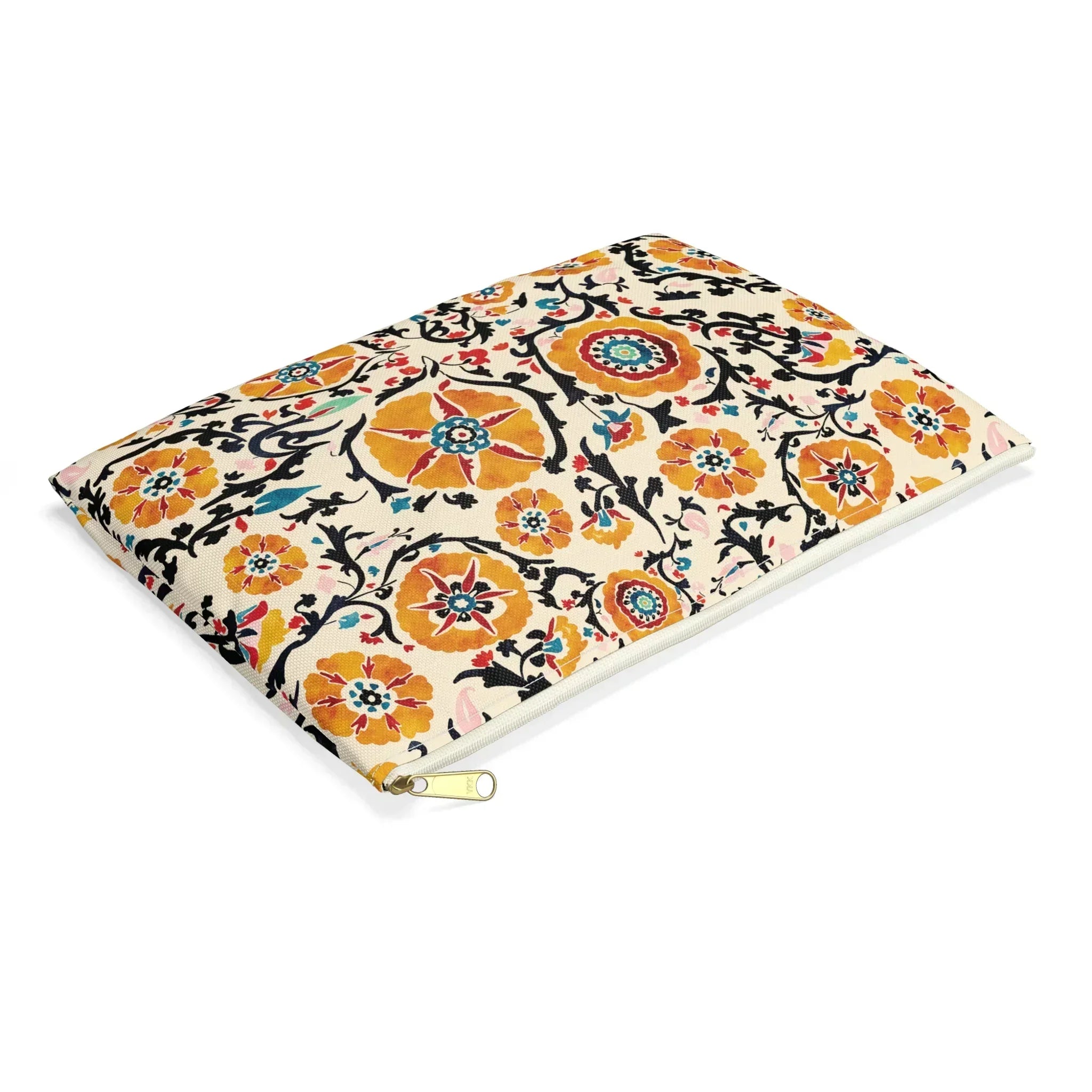 Samarkand Suzani Flat Pouch - The Global Wanderer