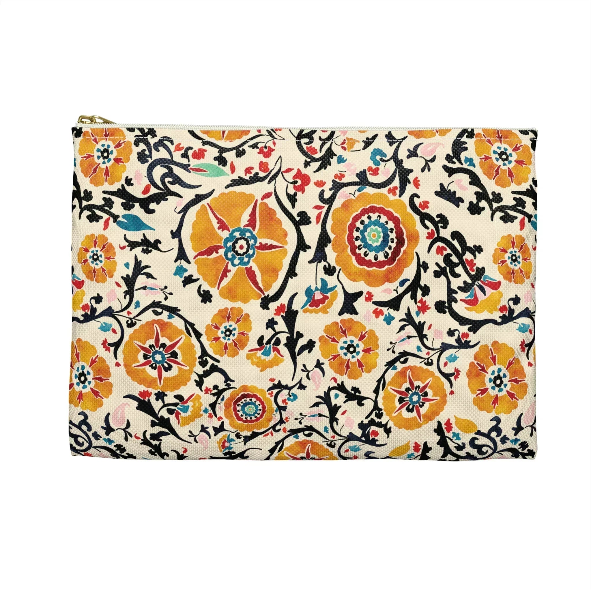 Samarkand Suzani Flat Pouch - The Global Wanderer