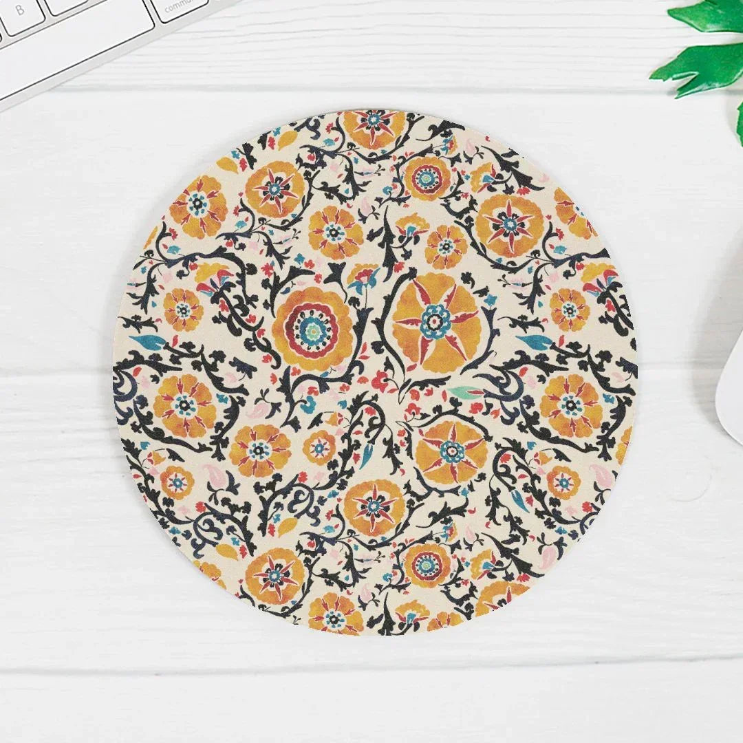 Samarkand Suzani Mouse Pad - The Global Wanderer
