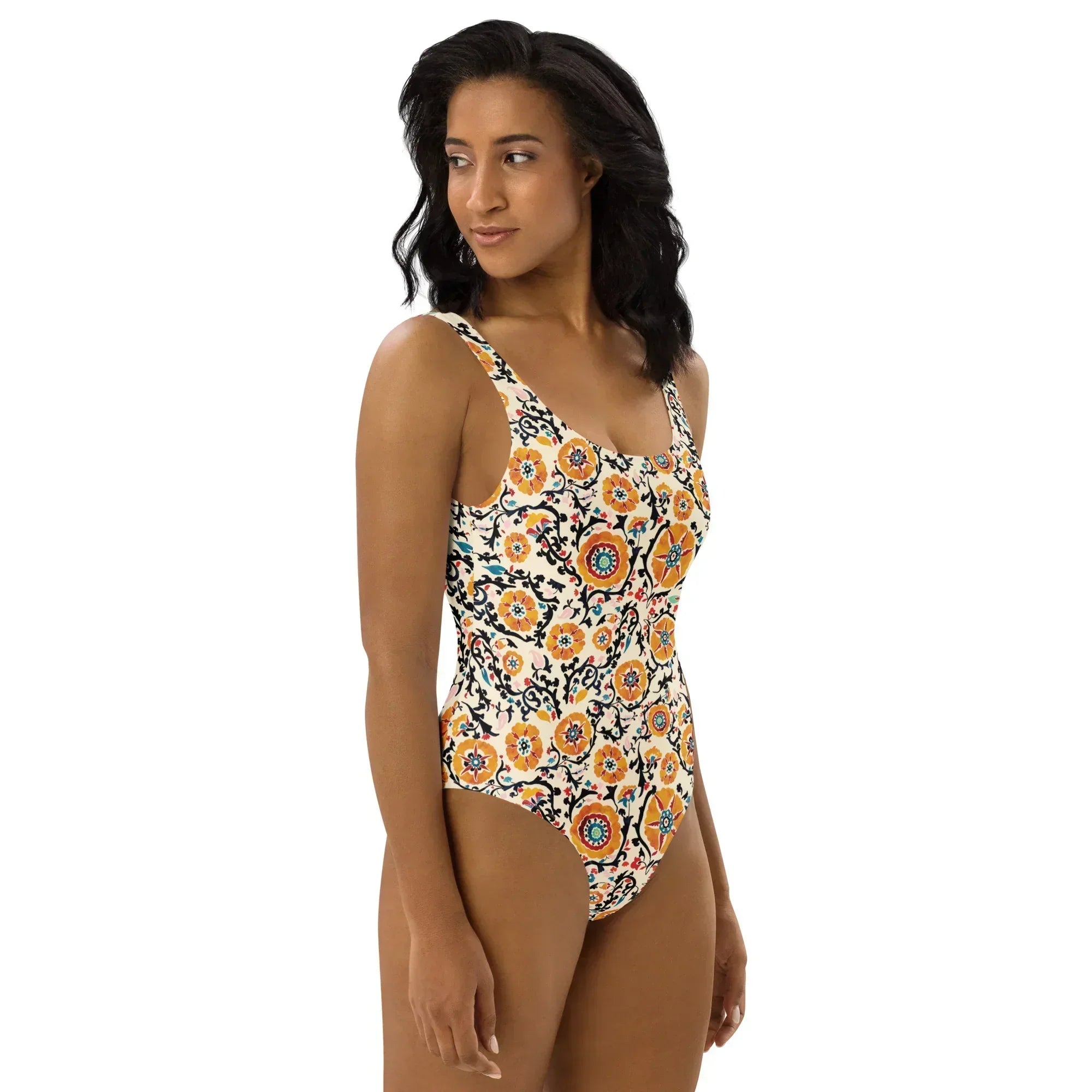 Samarkand Suzani One-Piece Swimsuit - The Global Wanderer
