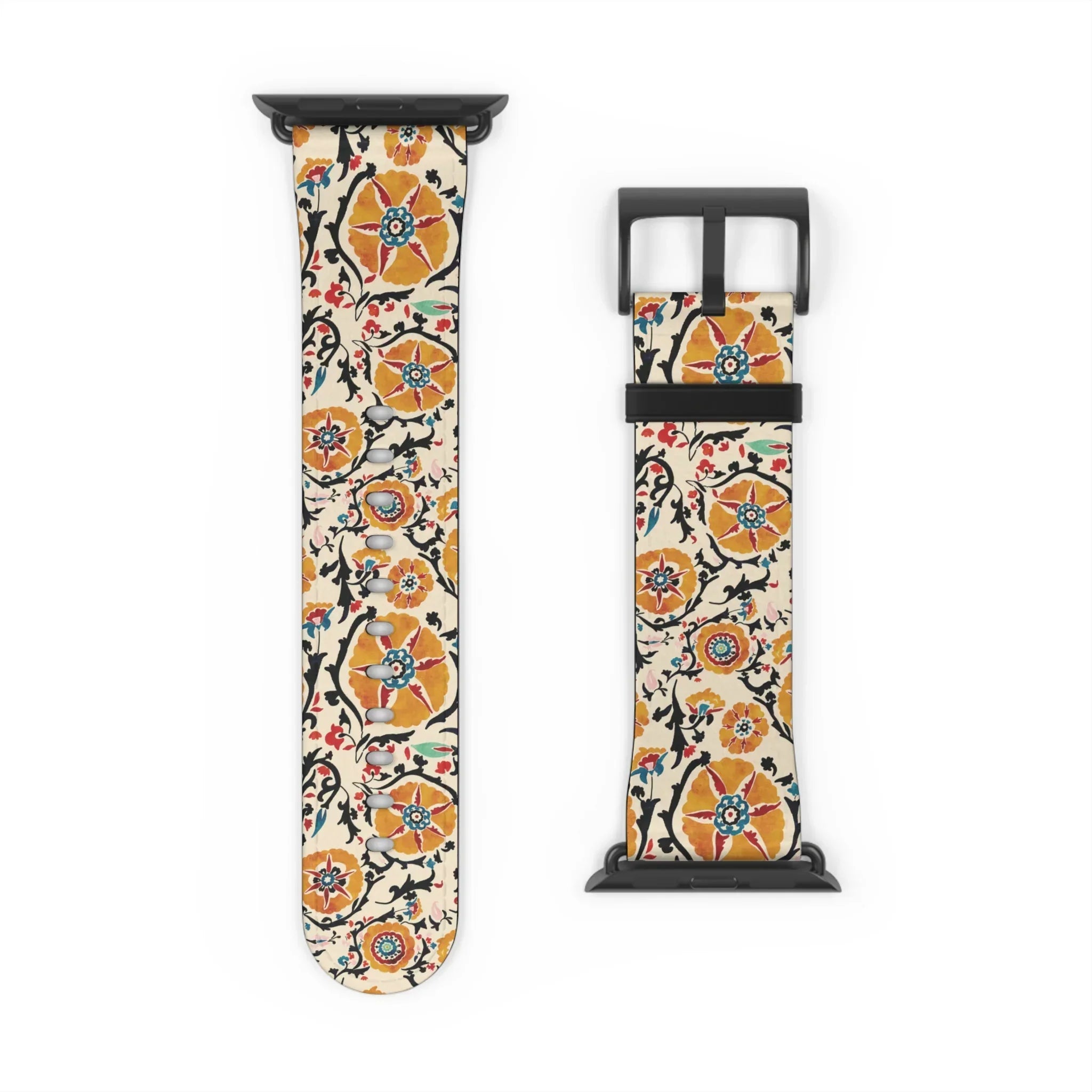 Samarkand Suzani Watch Band - The Global Wanderer