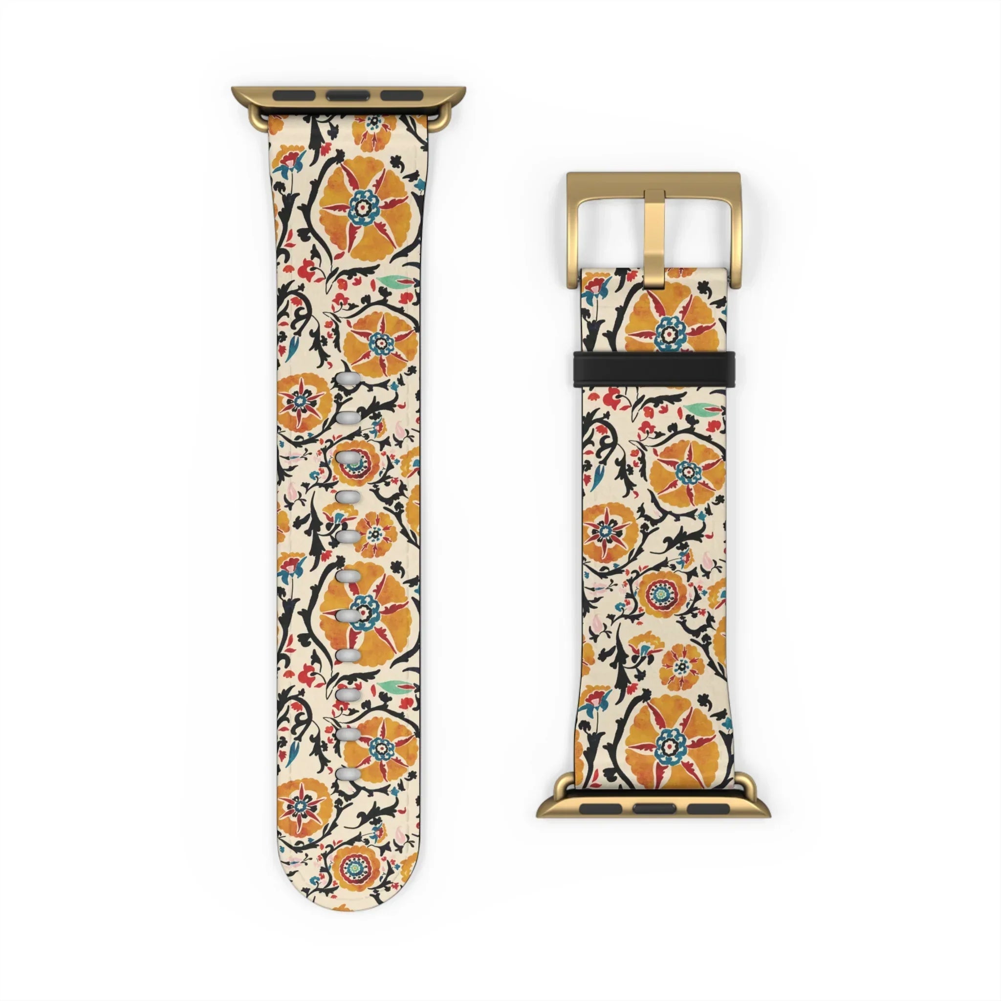 Samarkand Suzani Watch Band - The Global Wanderer