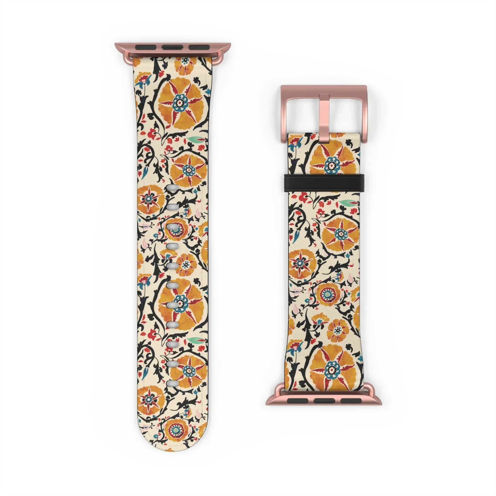 Samarkand Suzani Watch Band - The Global Wanderer