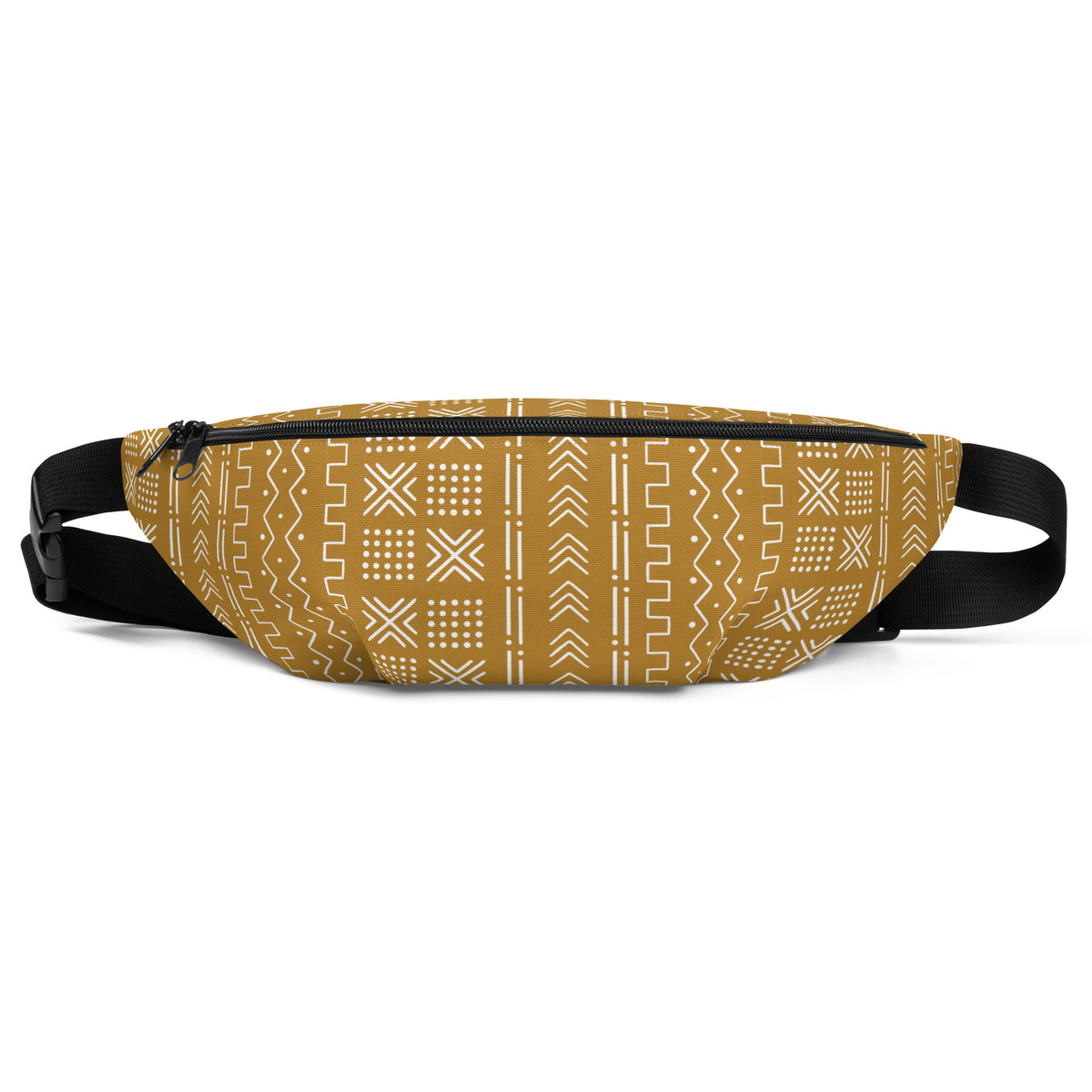 Savanna Ochre Mud Cloth Fanny Pack - The Global Wanderer