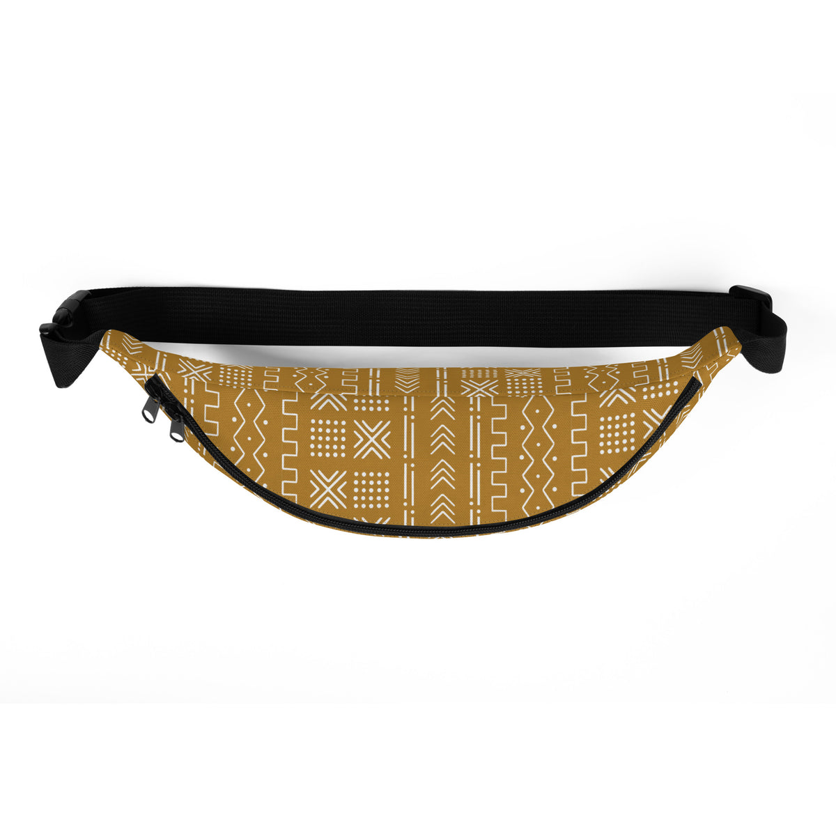 Savanna Ochre Mud Cloth Fanny Pack - The Global Wanderer