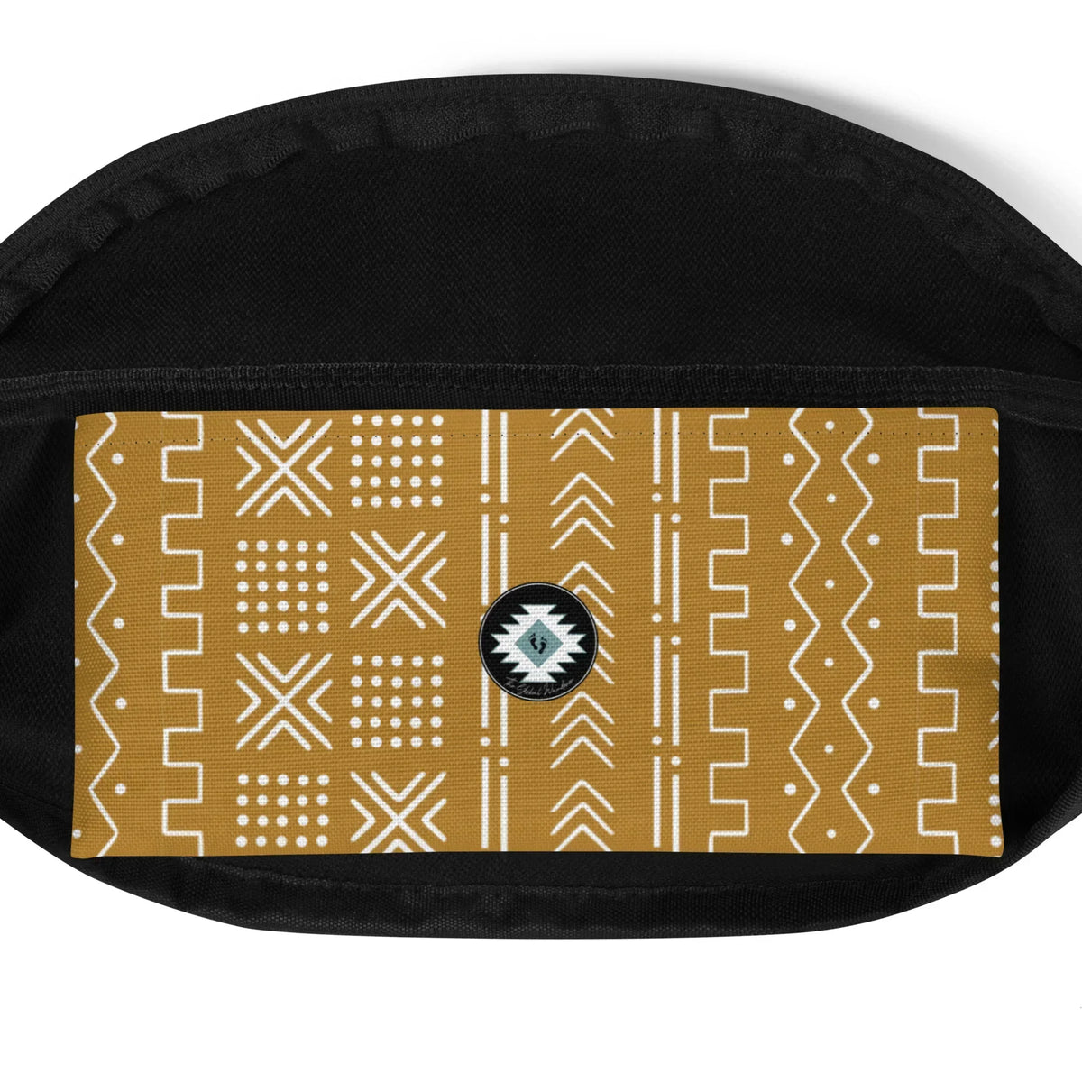 Savanna Ochre Mud Cloth Fanny Pack - The Global Wanderer
