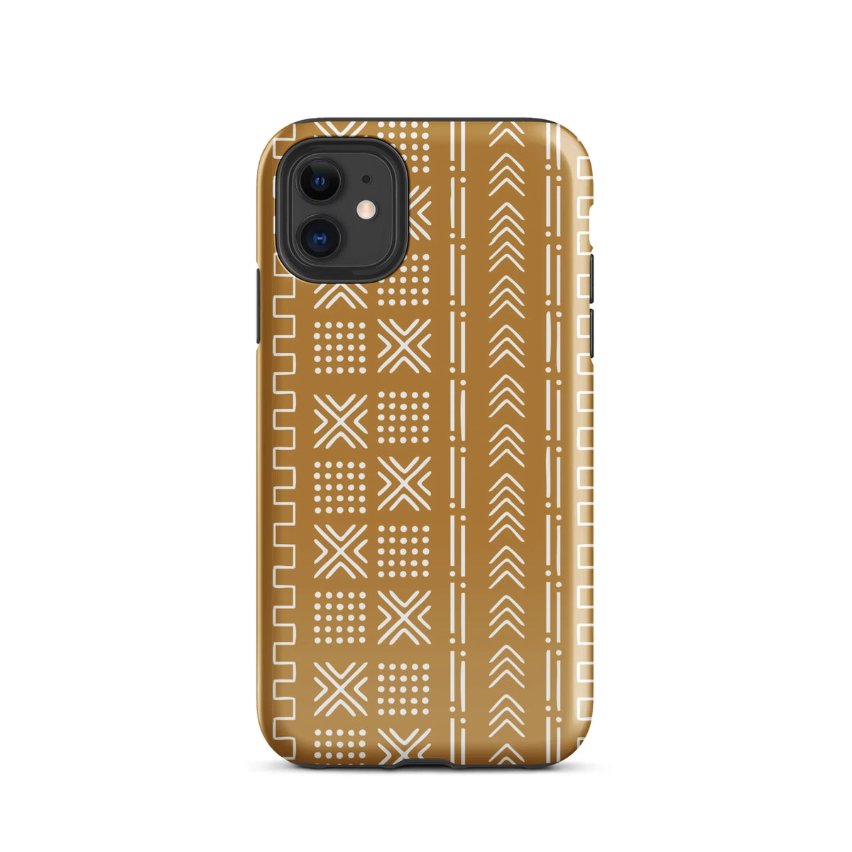 Savanna Ochre Mud Cloth iPhone Case - The Global Wanderer
