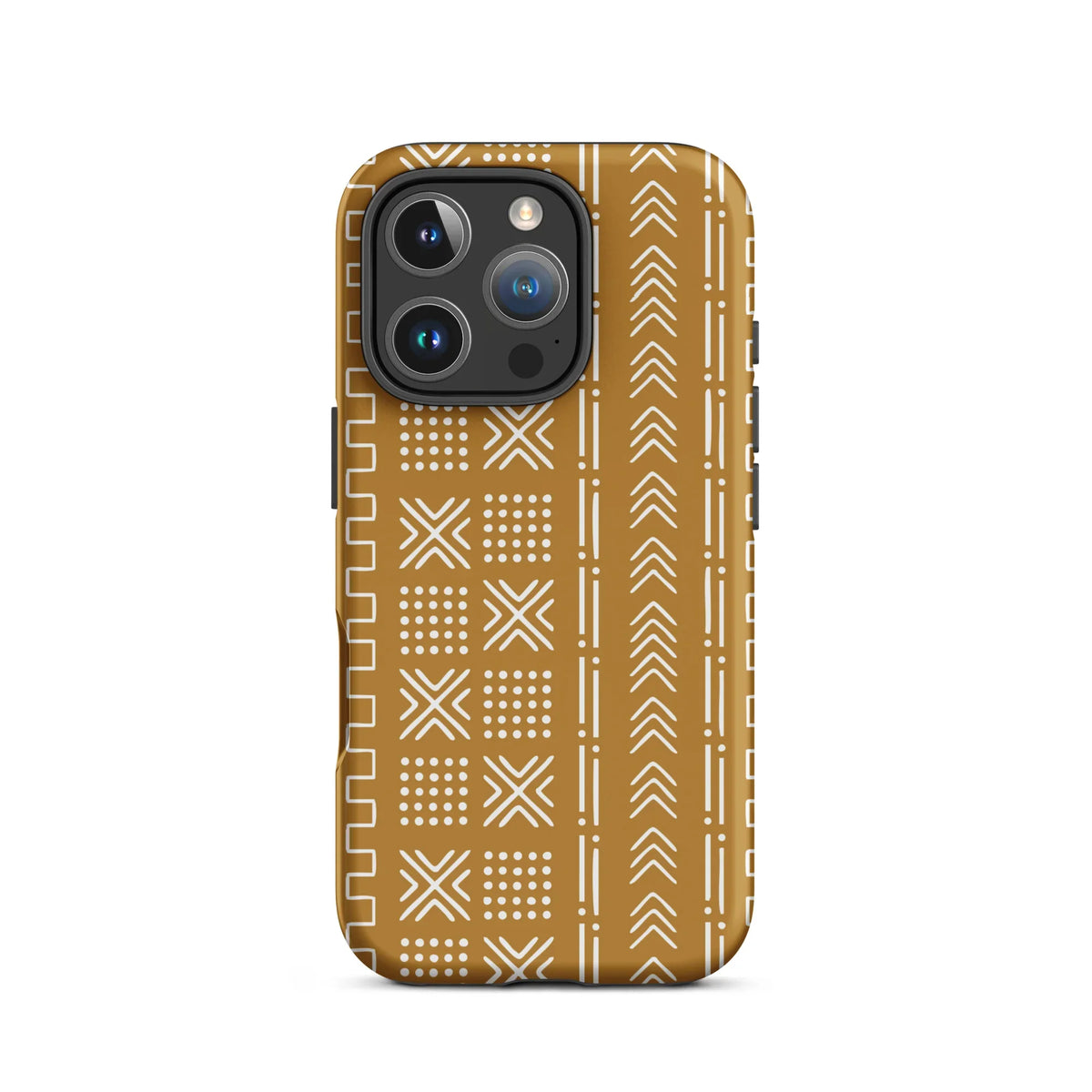 Savanna Ochre Mud Cloth iPhone Case - The Global Wanderer