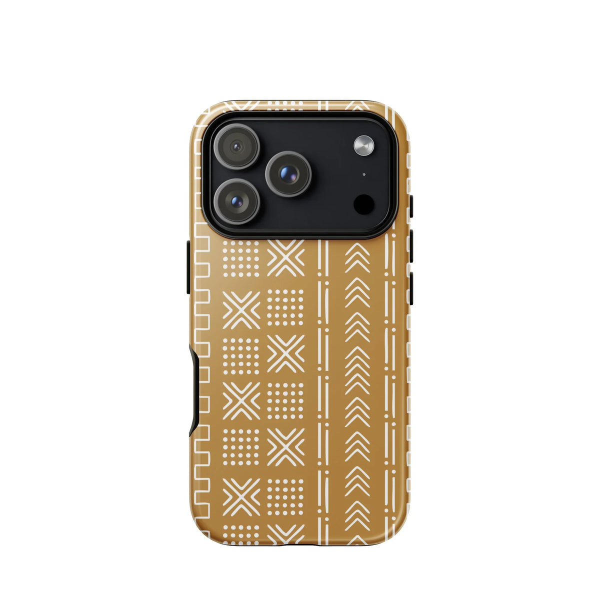 Savanna Ochre Mud Cloth iPhone Case - The Global Wanderer