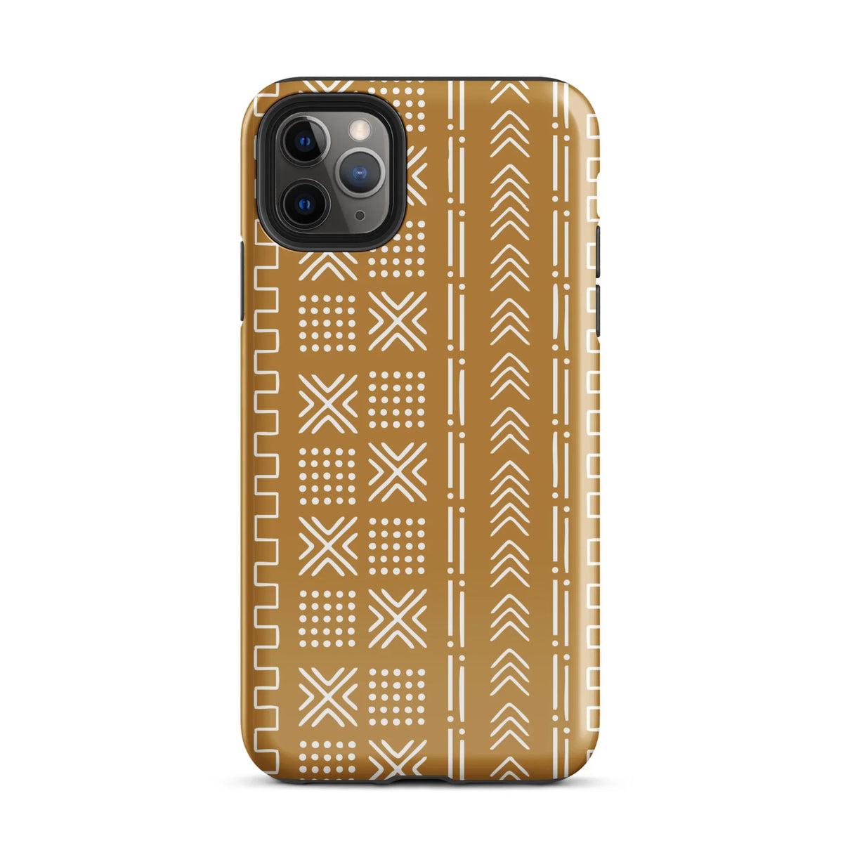 Savanna Ochre Mud Cloth iPhone Case - The Global Wanderer