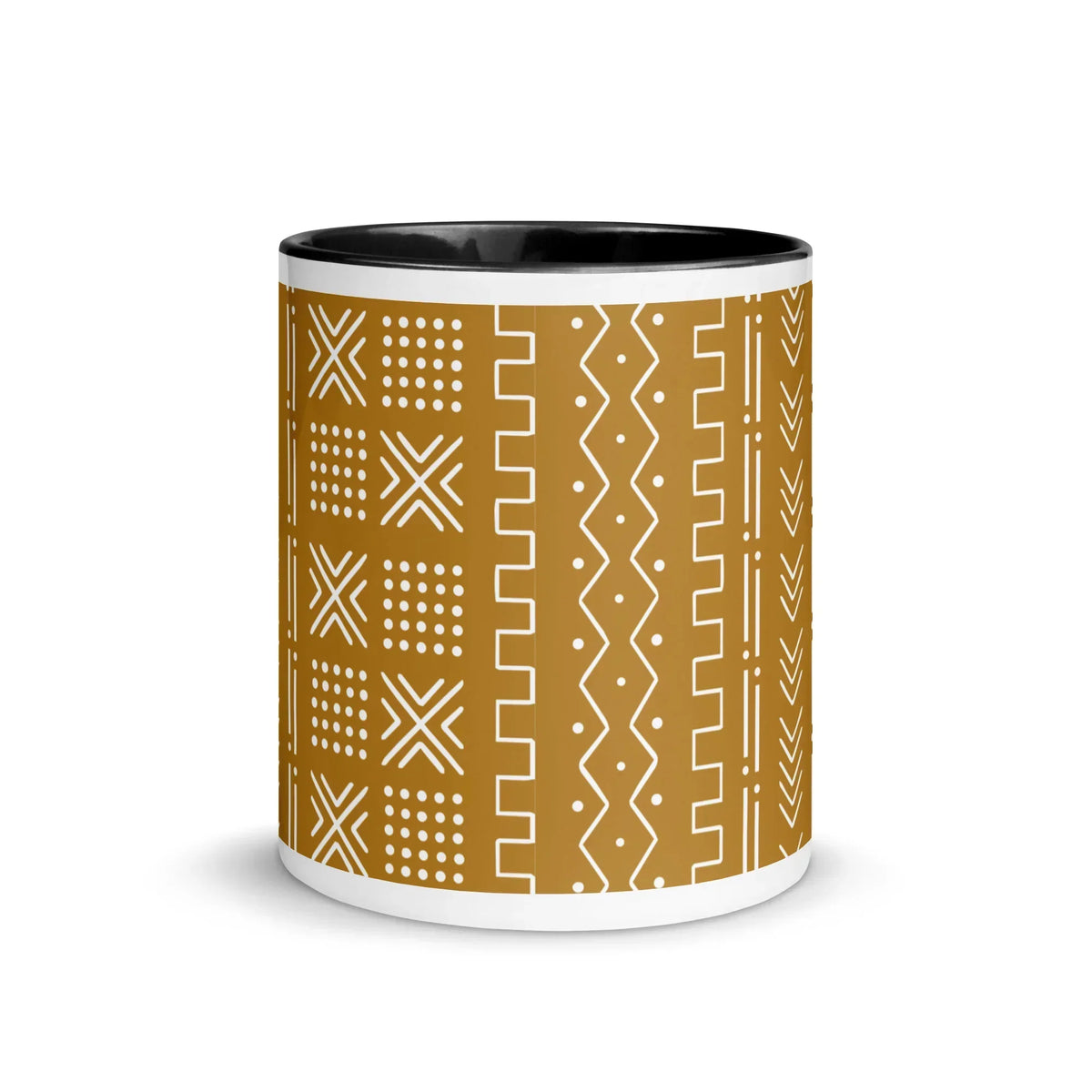 Savanna Ochre Mud Cloth Mug - The Global Wanderer