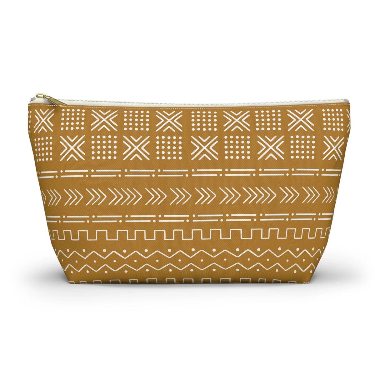 Savanna Ochre Mud Cloth Pouch - The Global Wanderer