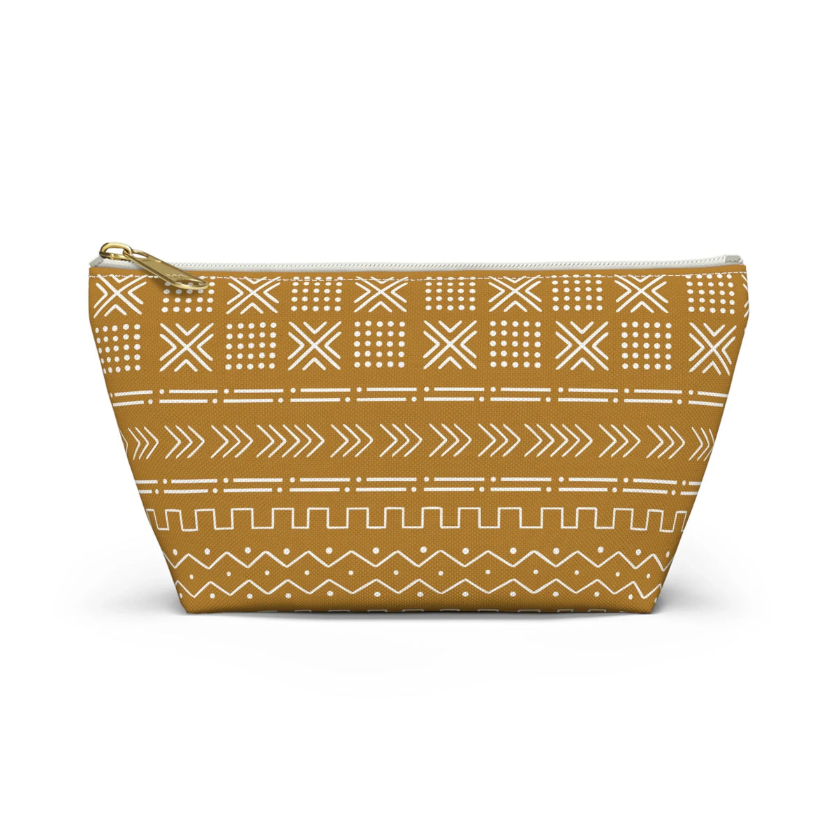 Savanna Ochre Mud Cloth Pouch - The Global Wanderer