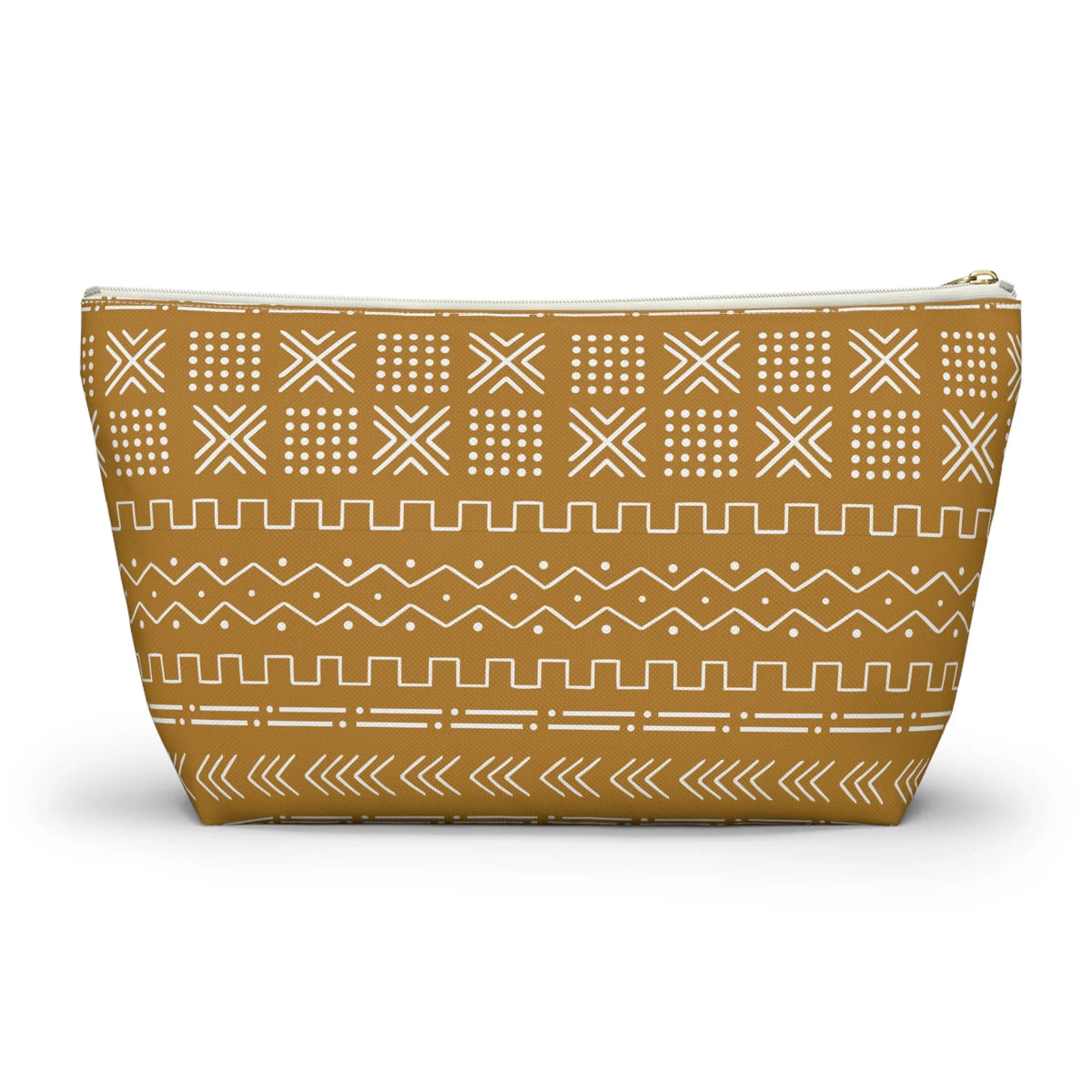 Savanna Ochre Mud Cloth Pouch - The Global Wanderer