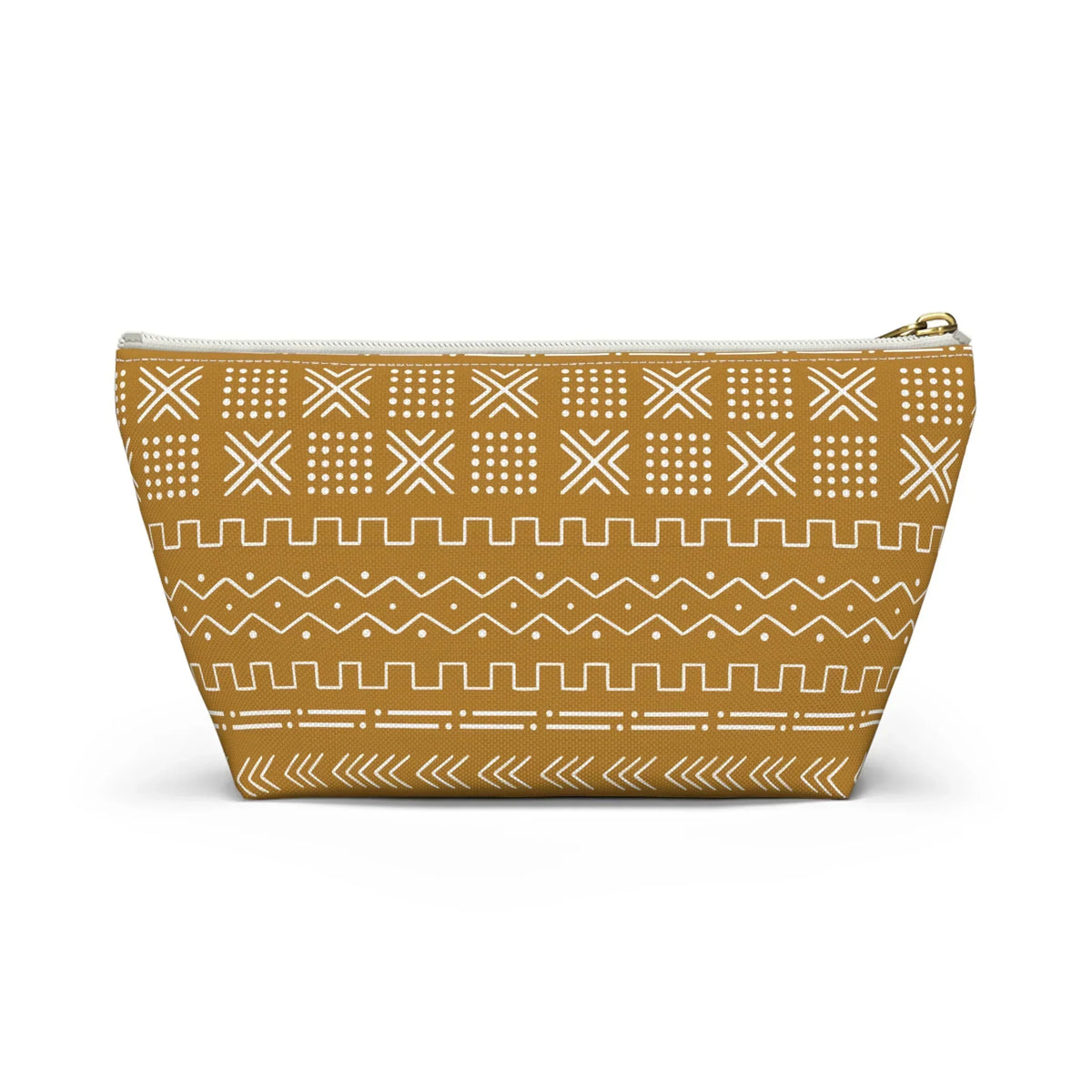 Savanna Ochre Mud Cloth Pouch - The Global Wanderer