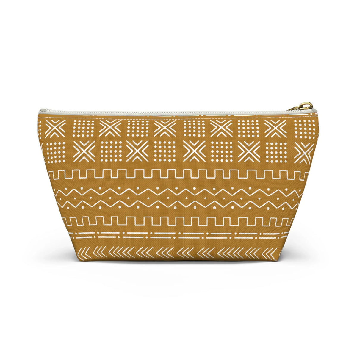 Savanna Ochre Mud Cloth Pouch - The Global Wanderer