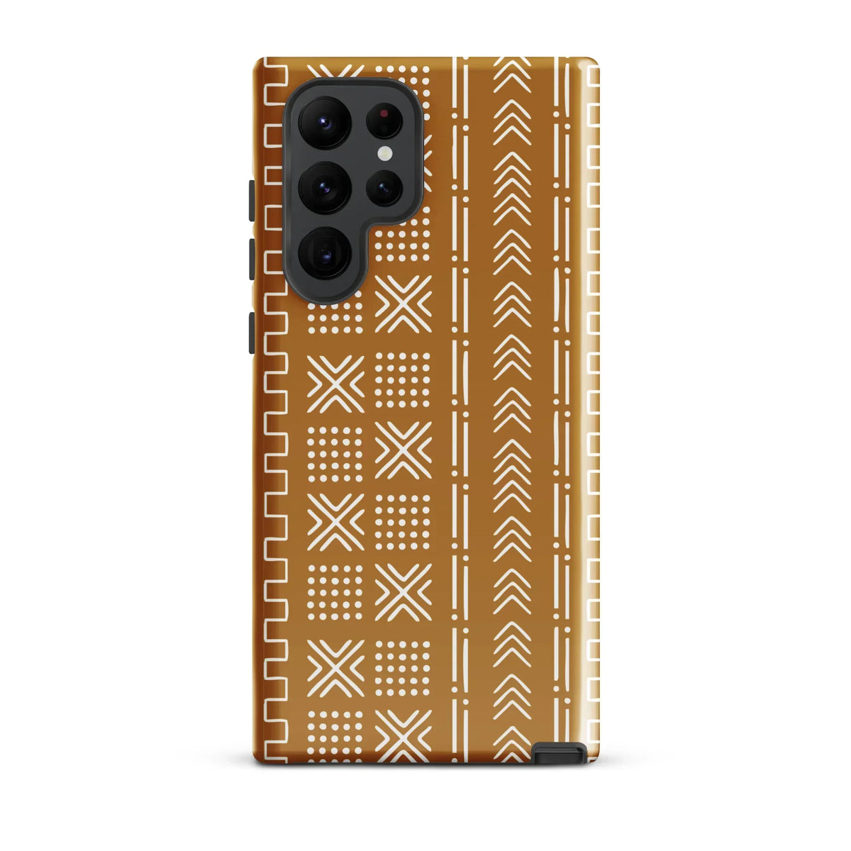 Savanna Ochre Mud Cloth Samsung Case - The Global Wanderer