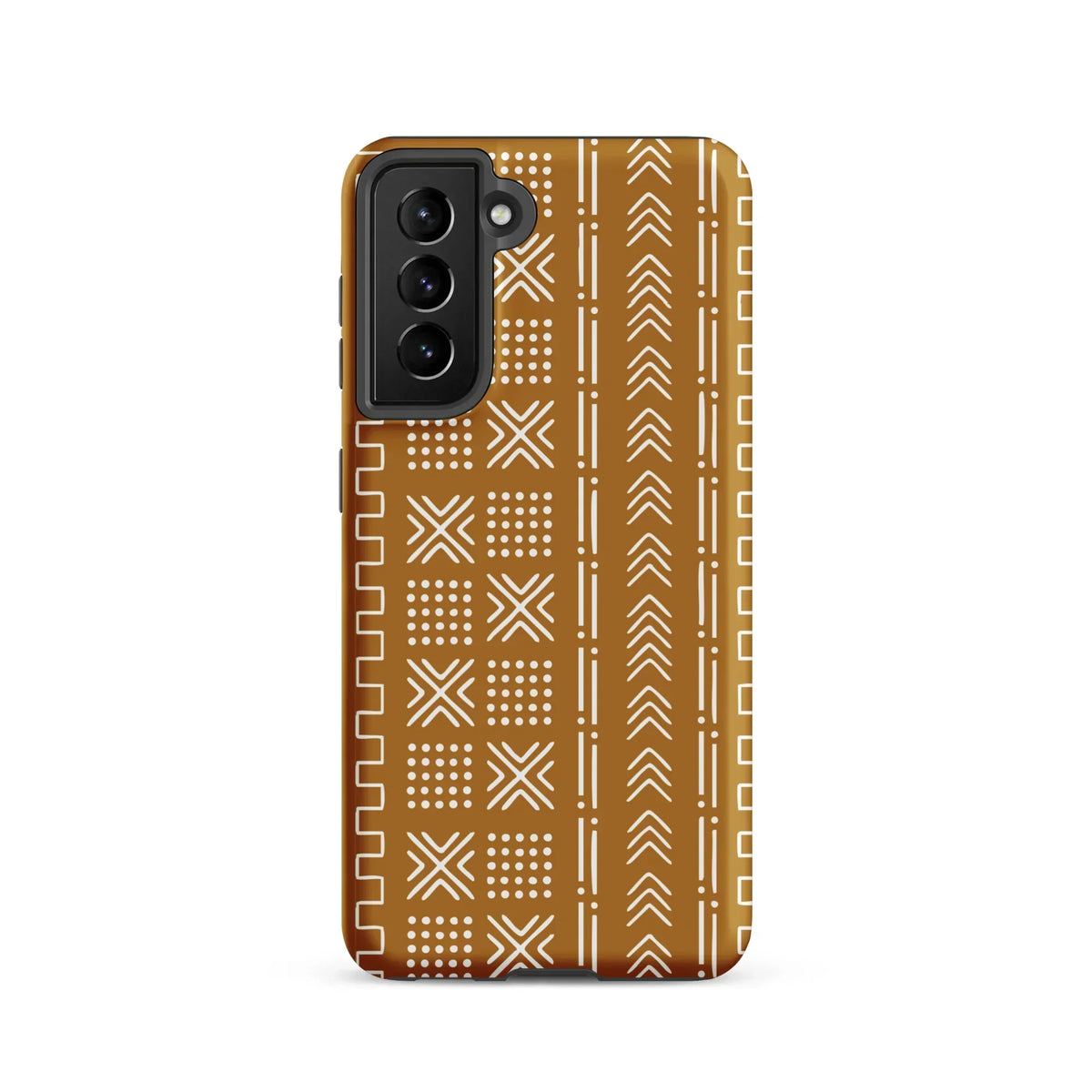 Savanna Ochre Mud Cloth Samsung Case - The Global Wanderer