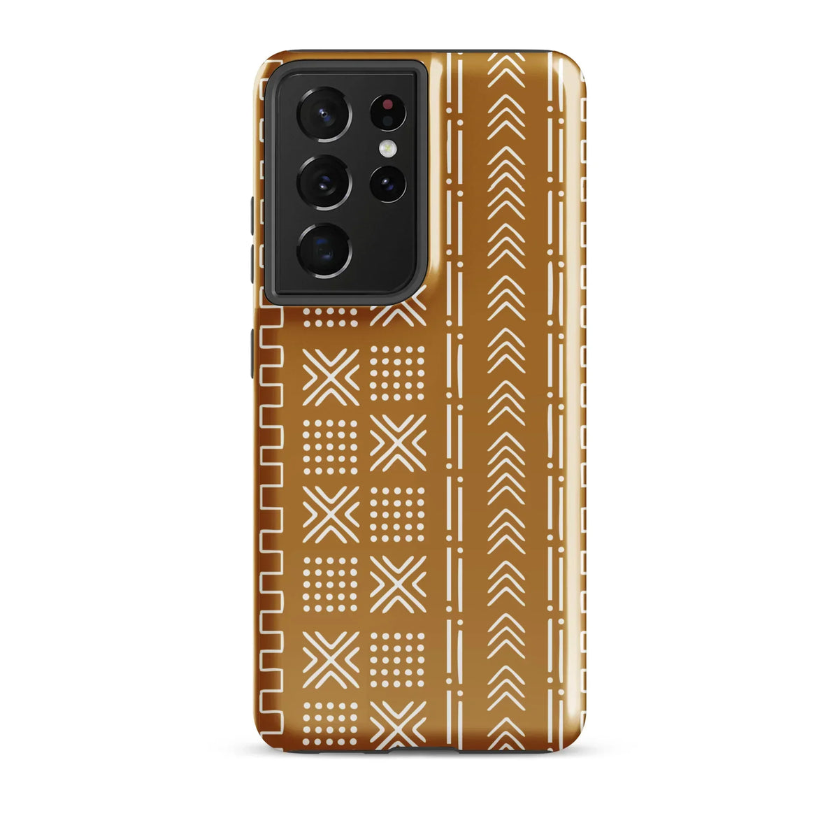 Savanna Ochre Mud Cloth Samsung Case - The Global Wanderer