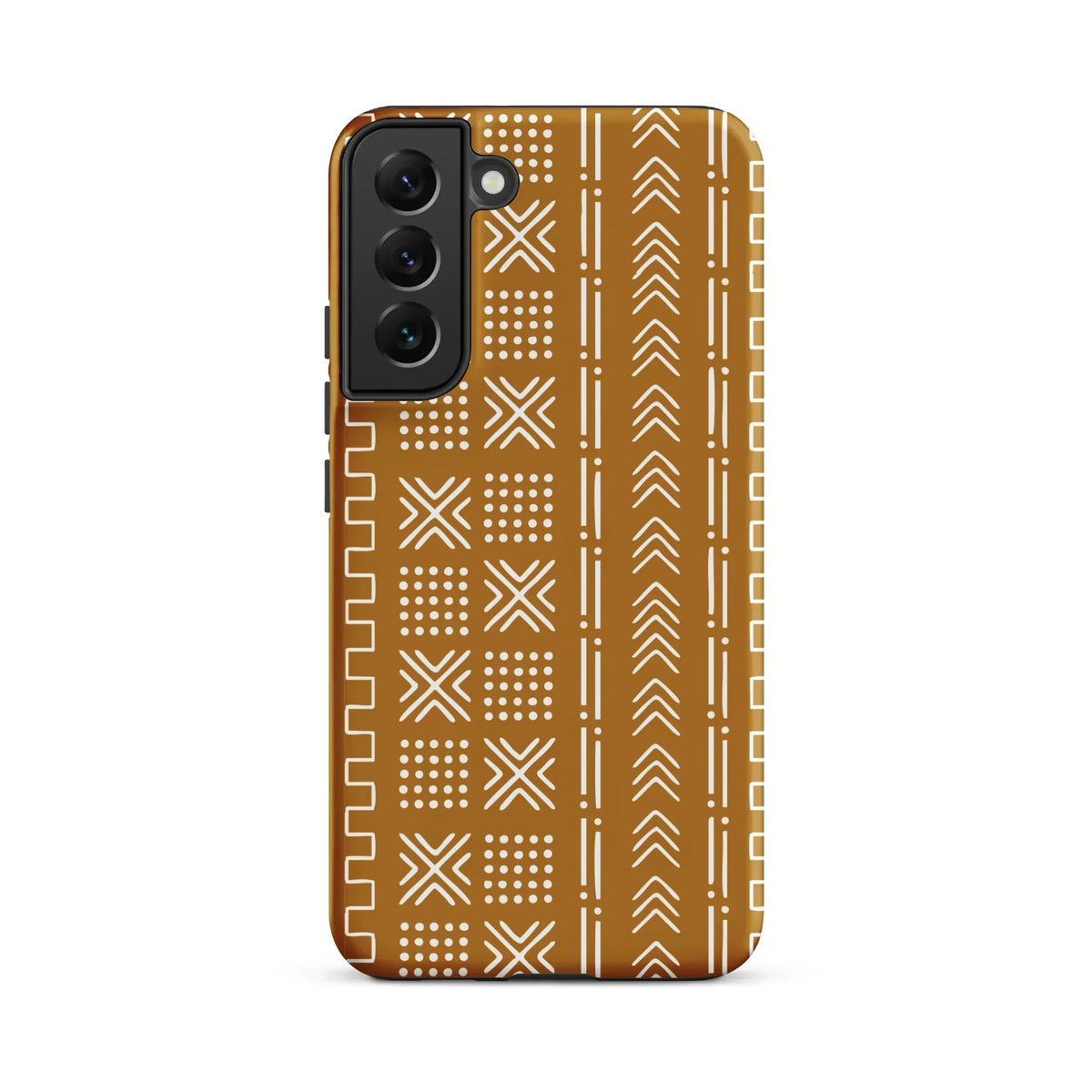 Savanna Ochre Mud Cloth Samsung Case - The Global Wanderer