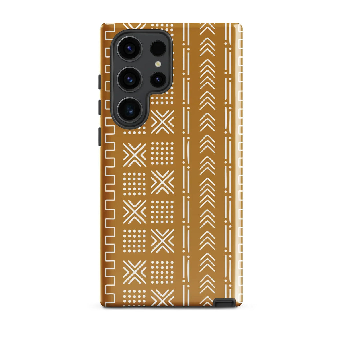 Savanna Ochre Mud Cloth Samsung Case - The Global Wanderer