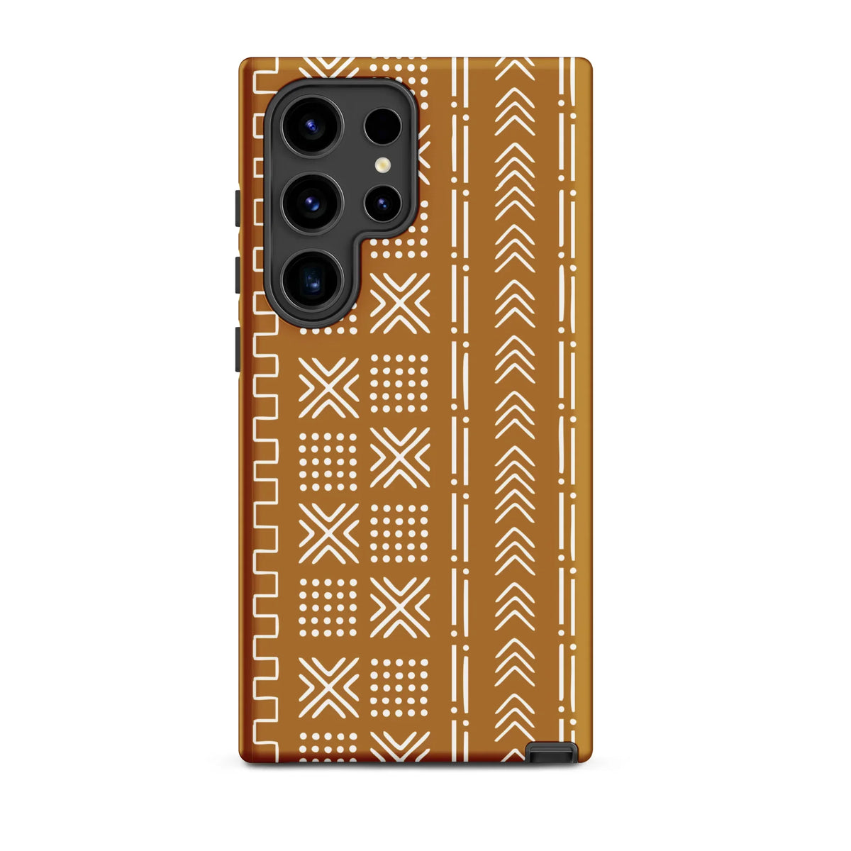 Savanna Ochre Mud Cloth Samsung Case - The Global Wanderer