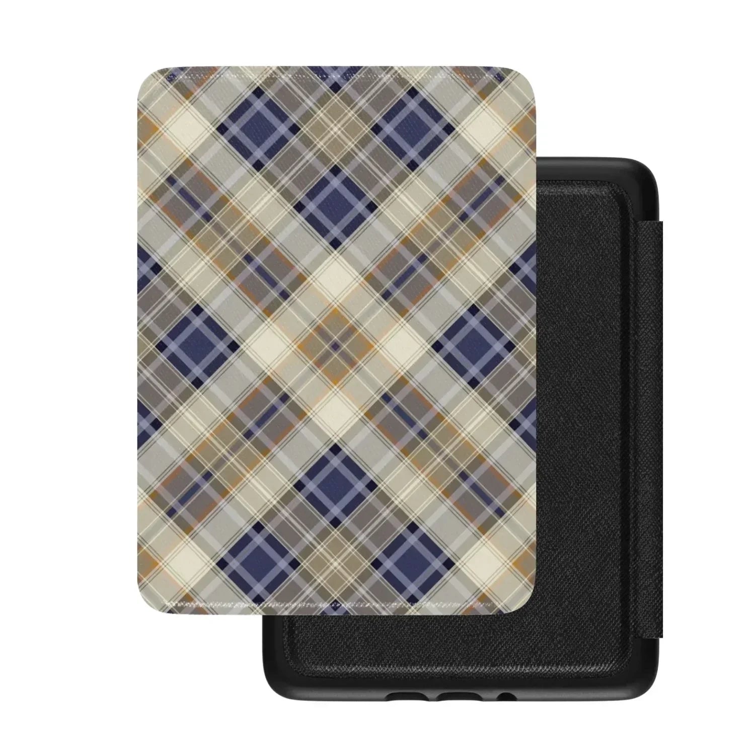 Scottish Blue Plaid Kindle Case - The Global Wanderer