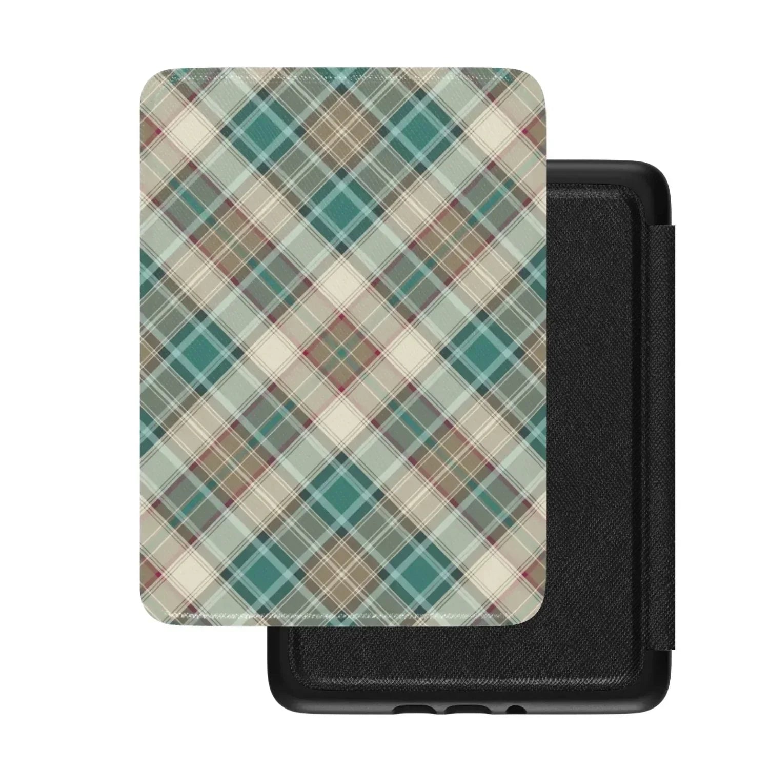 Scottish Green Plaid Kindle Case - The Global Wanderer