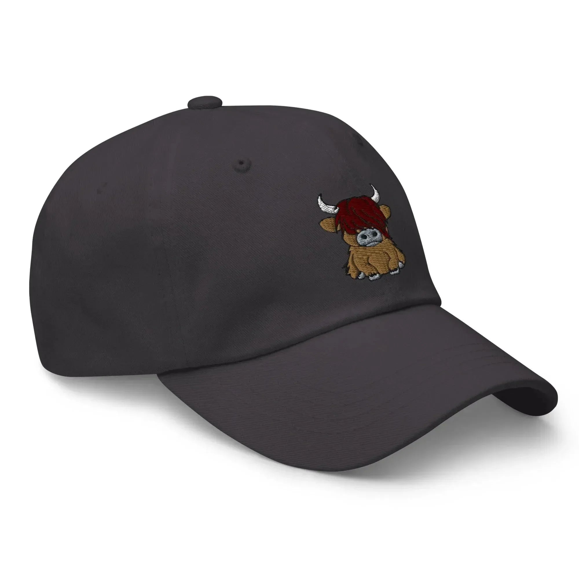 Scottish Highland Cow Embroidered Dad Hat - The Global Wanderer