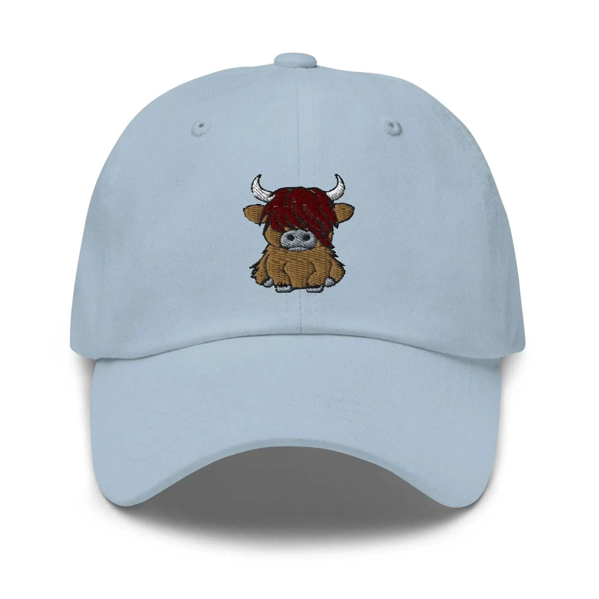 Scottish Highland Cow Embroidered Dad Hat - The Global Wanderer