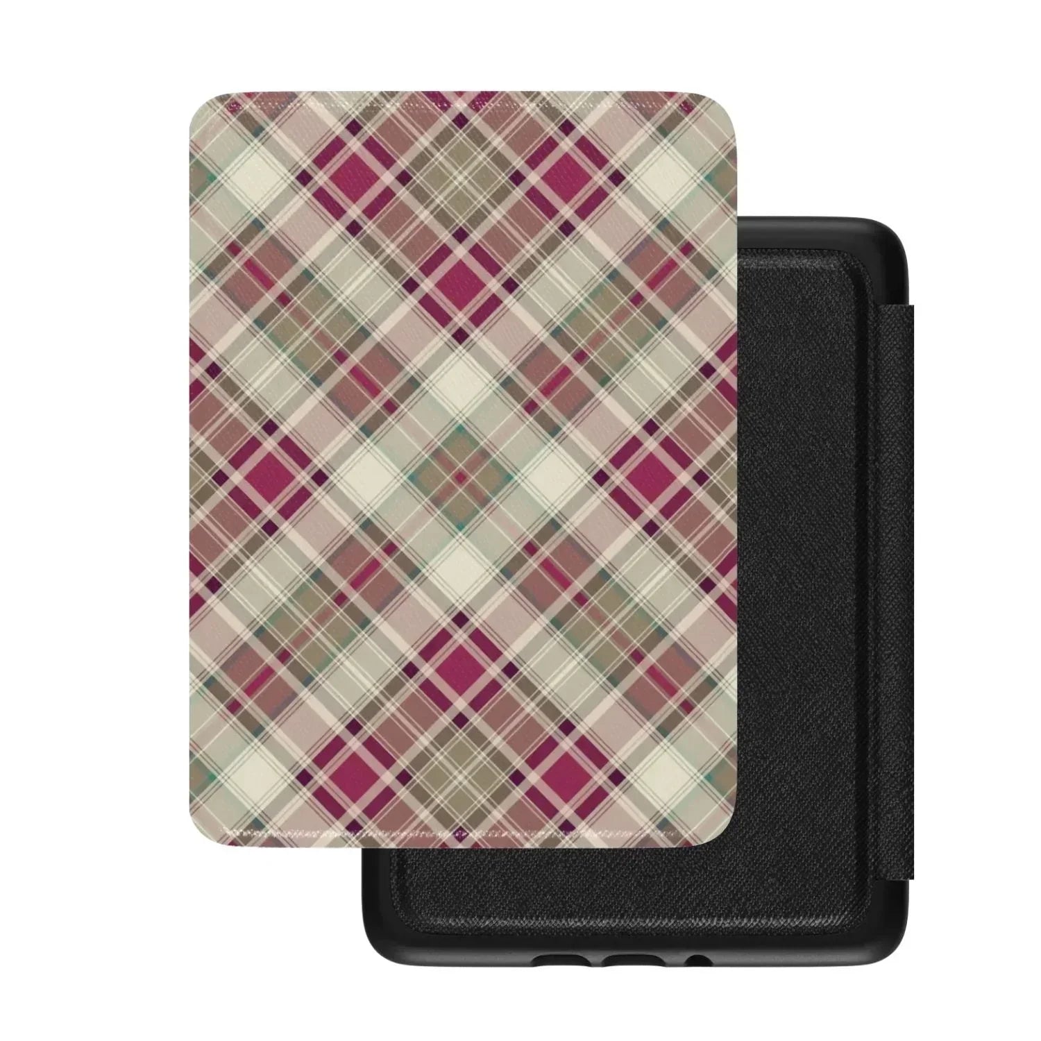 Scottish Pink Plaid Kindle Case - The Global Wanderer