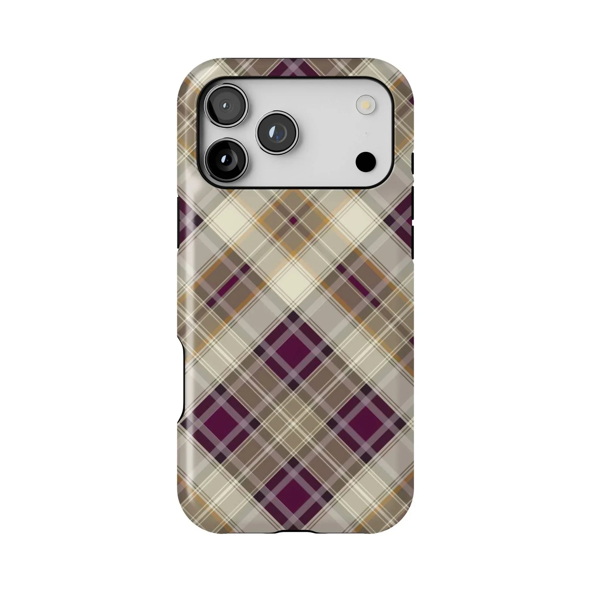 Scottish Plaid Print Tough MagSafe iPhone Case - The Global Wanderer