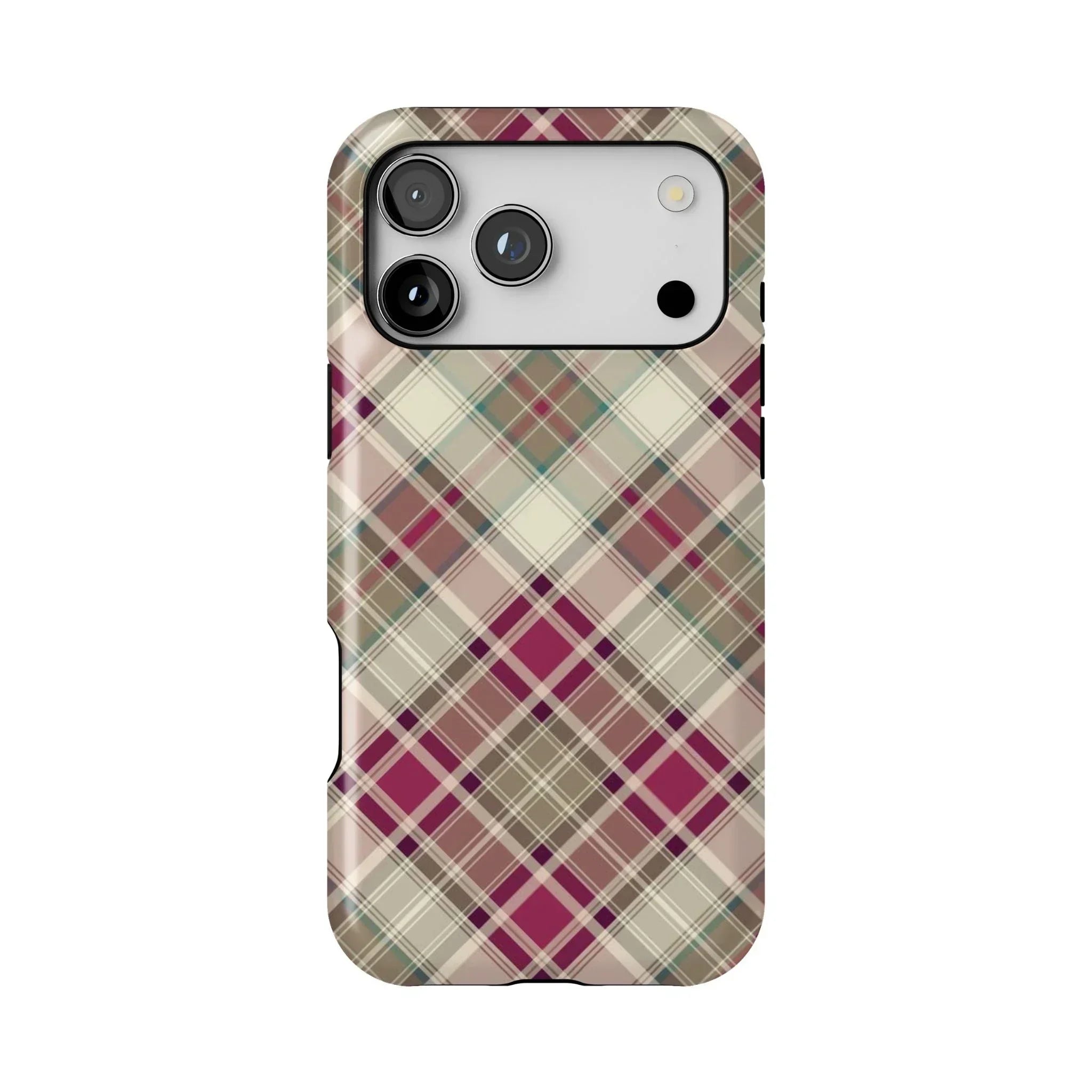 Scottish Plaid Print Tough MagSafe iPhone Case - The Global Wanderer