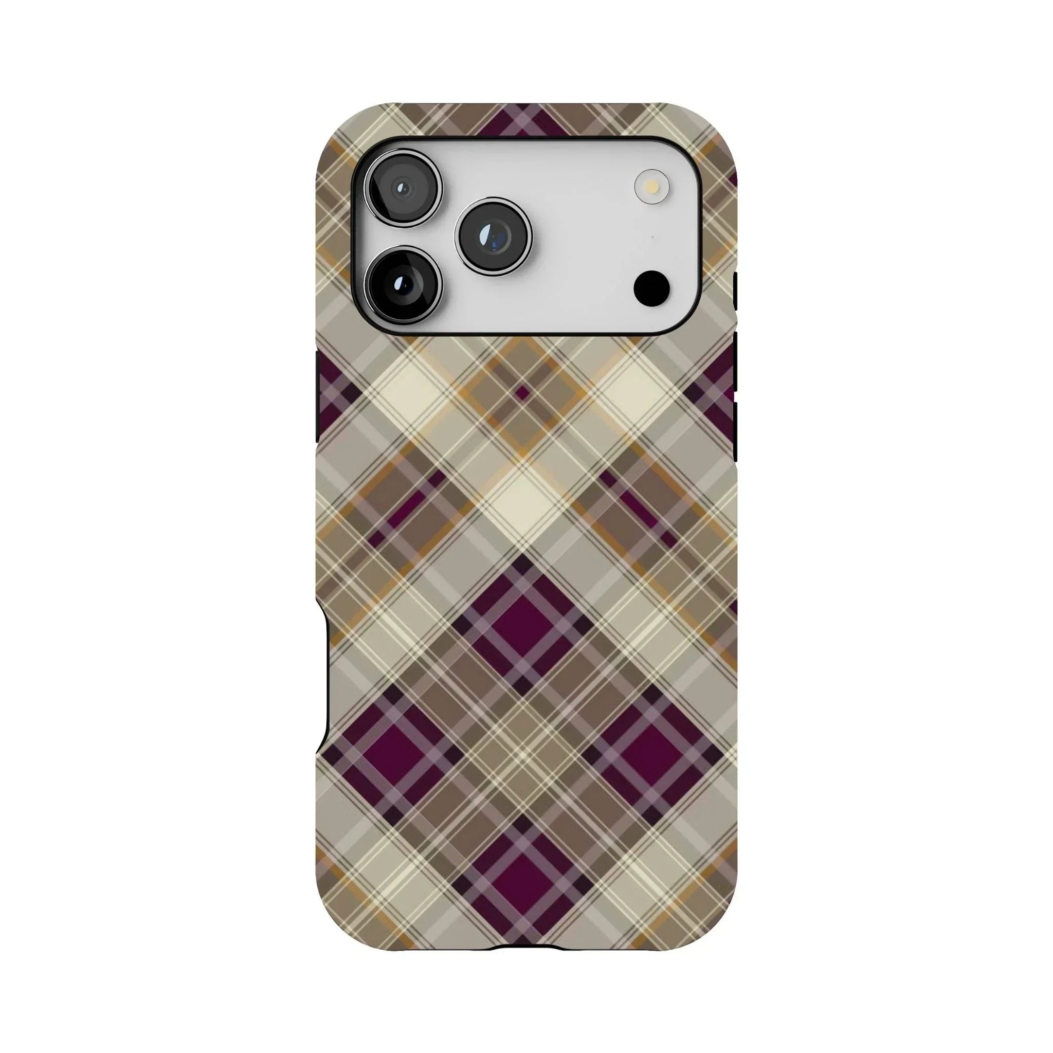 Scottish Plaid Print Tough MagSafe iPhone Case - The Global Wanderer