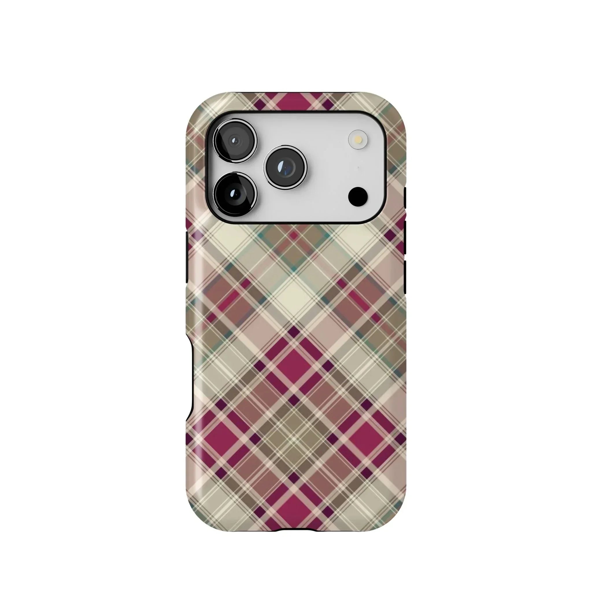 Scottish Plaid Print Tough MagSafe iPhone Case - The Global Wanderer