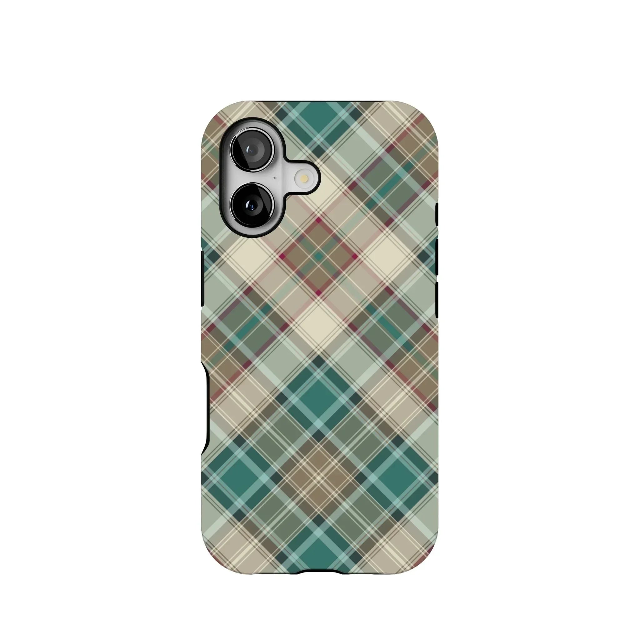 Scottish Plaid Print Tough MagSafe iPhone Case - The Global Wanderer