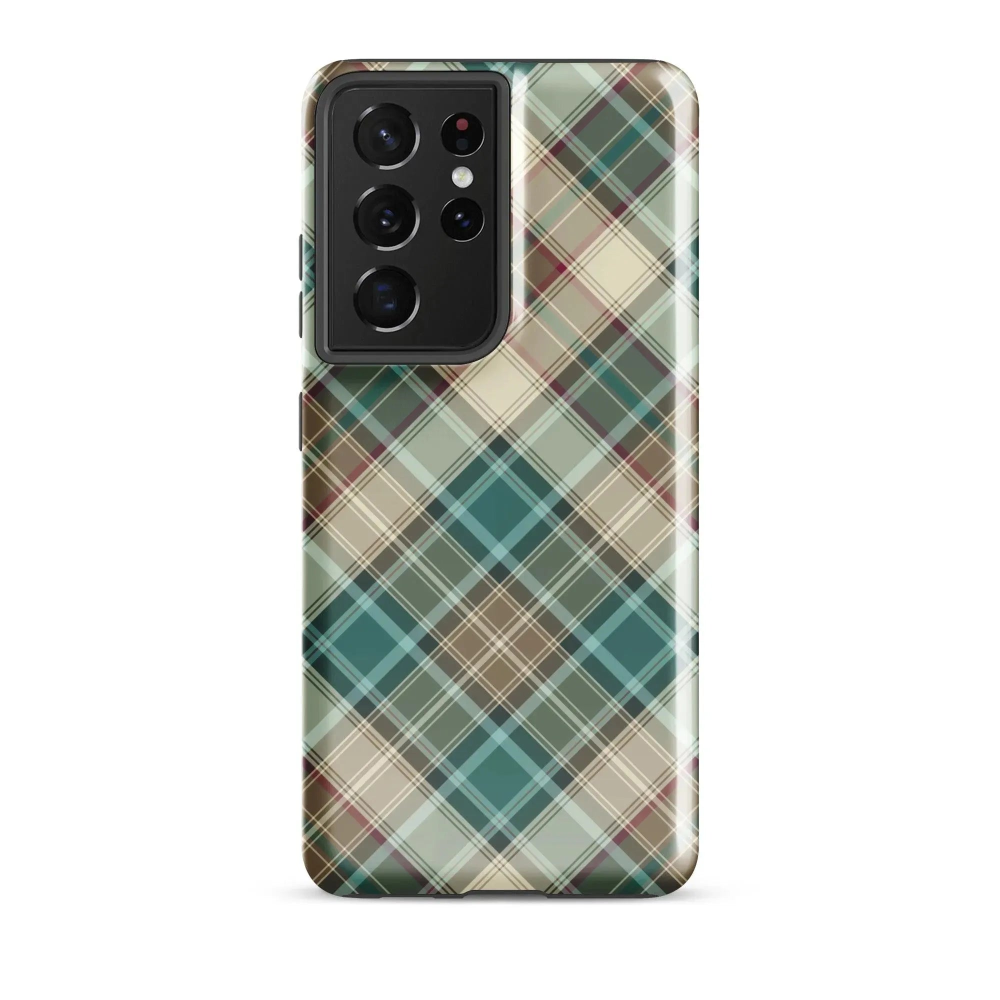 Scottish Plaid Print Tough Samsung® Case - The Global Wanderer