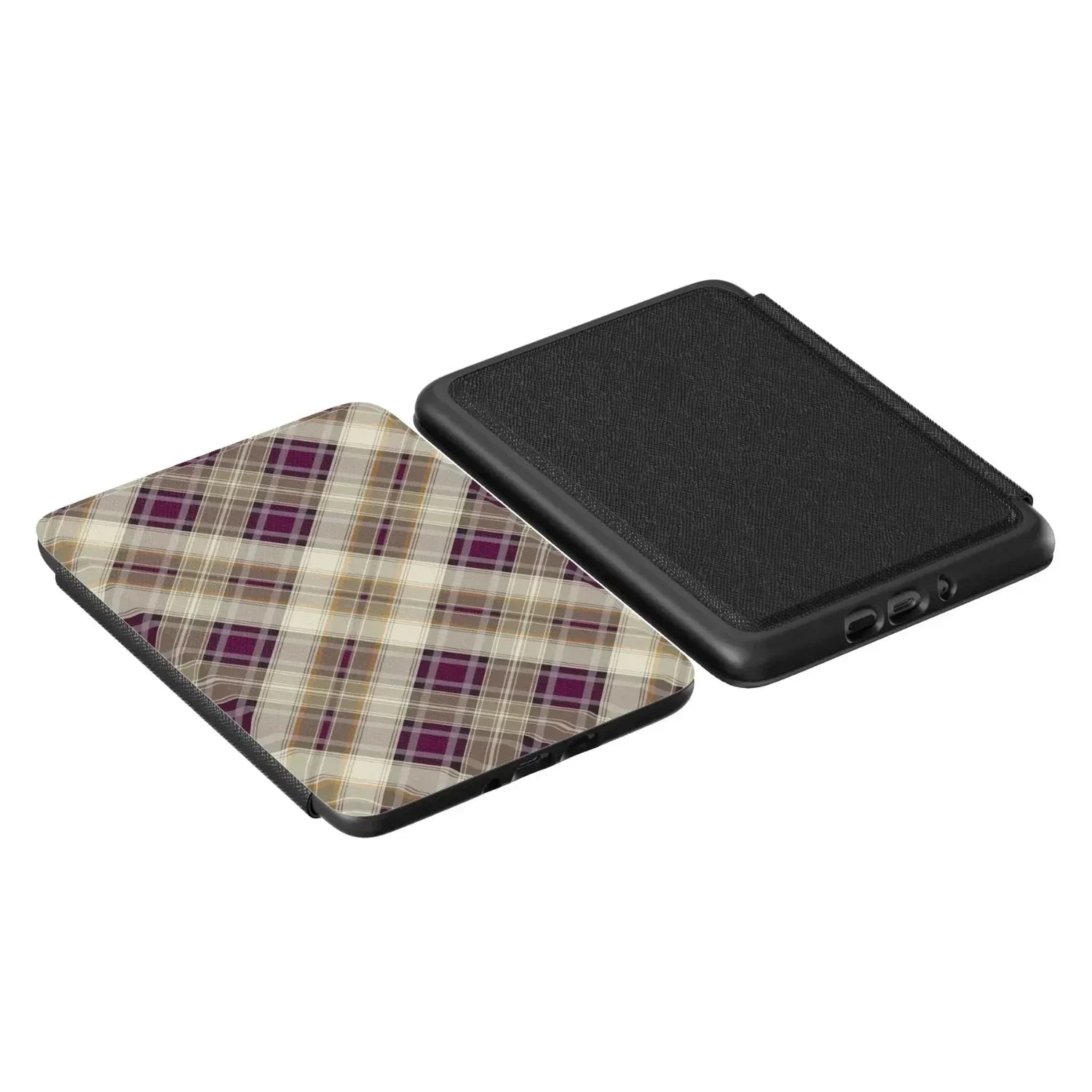 Scottish Purple Plaid Kindle Case - The Global Wanderer
