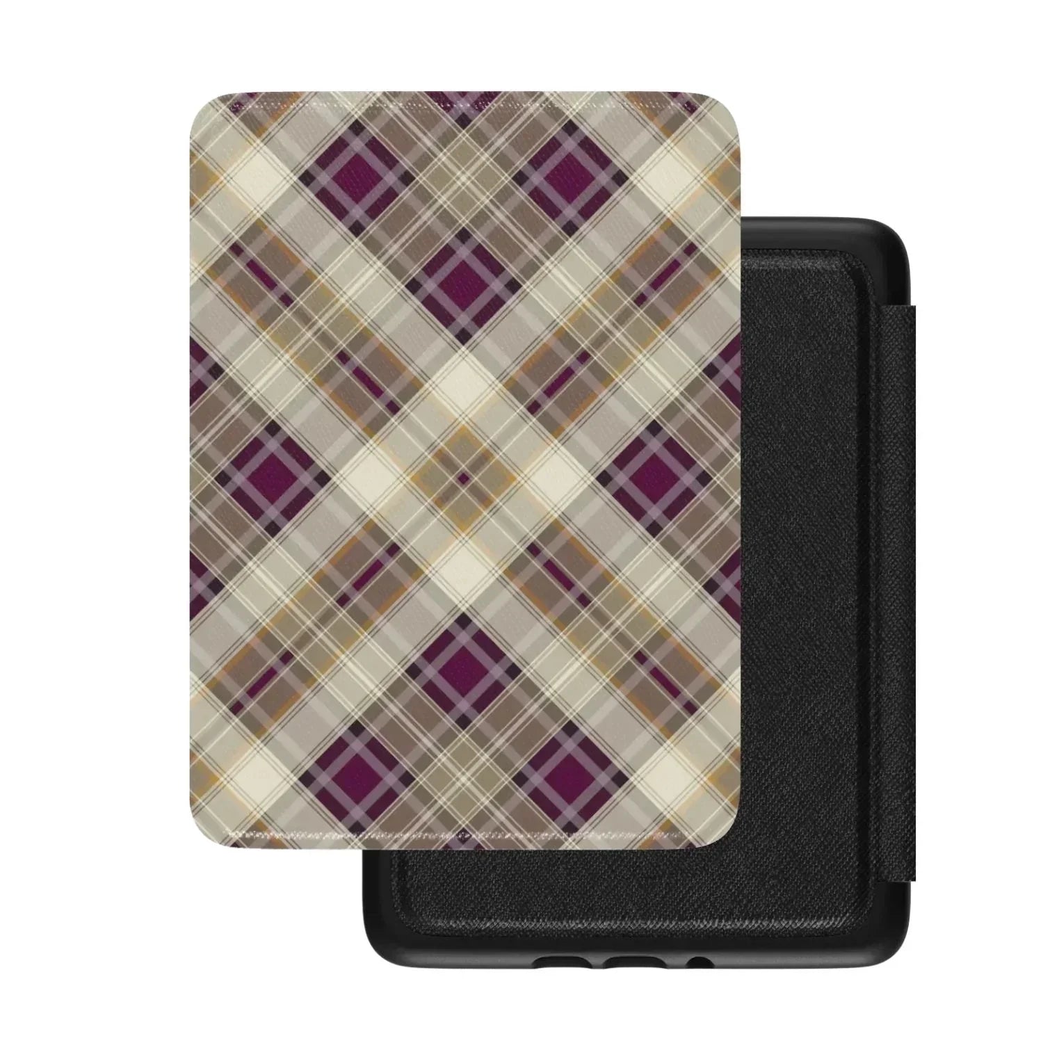 Scottish Purple Plaid Kindle Case - The Global Wanderer