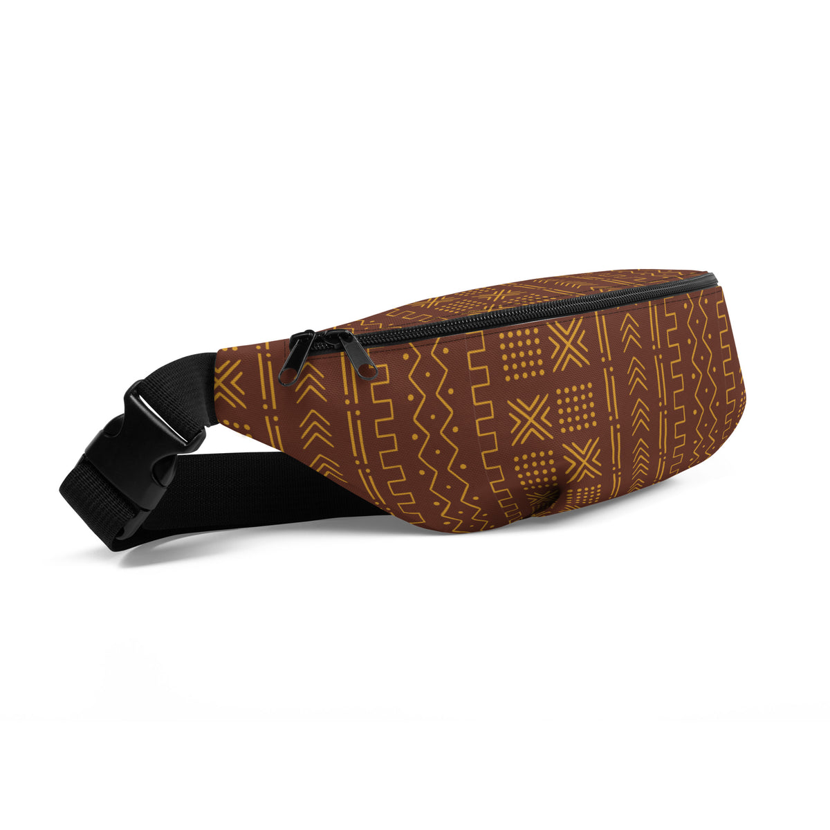 Ségou Clay Mud Cloth Fanny Pack - The Global Wanderer