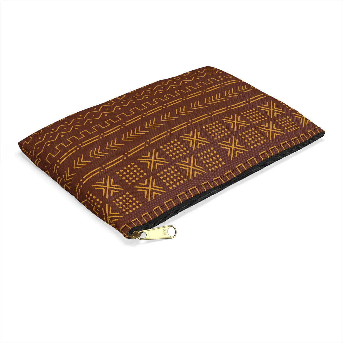 Ségou Clay Mud Cloth Flat Pouch - The Global Wanderer