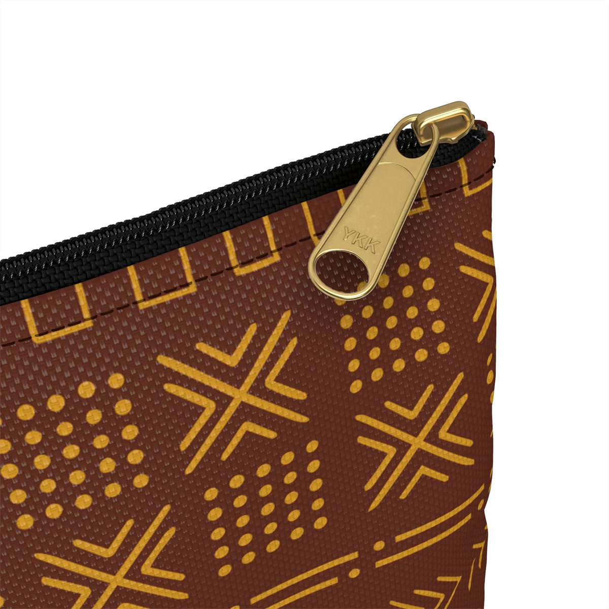 Ségou Clay Mud Cloth Flat Pouch - The Global Wanderer