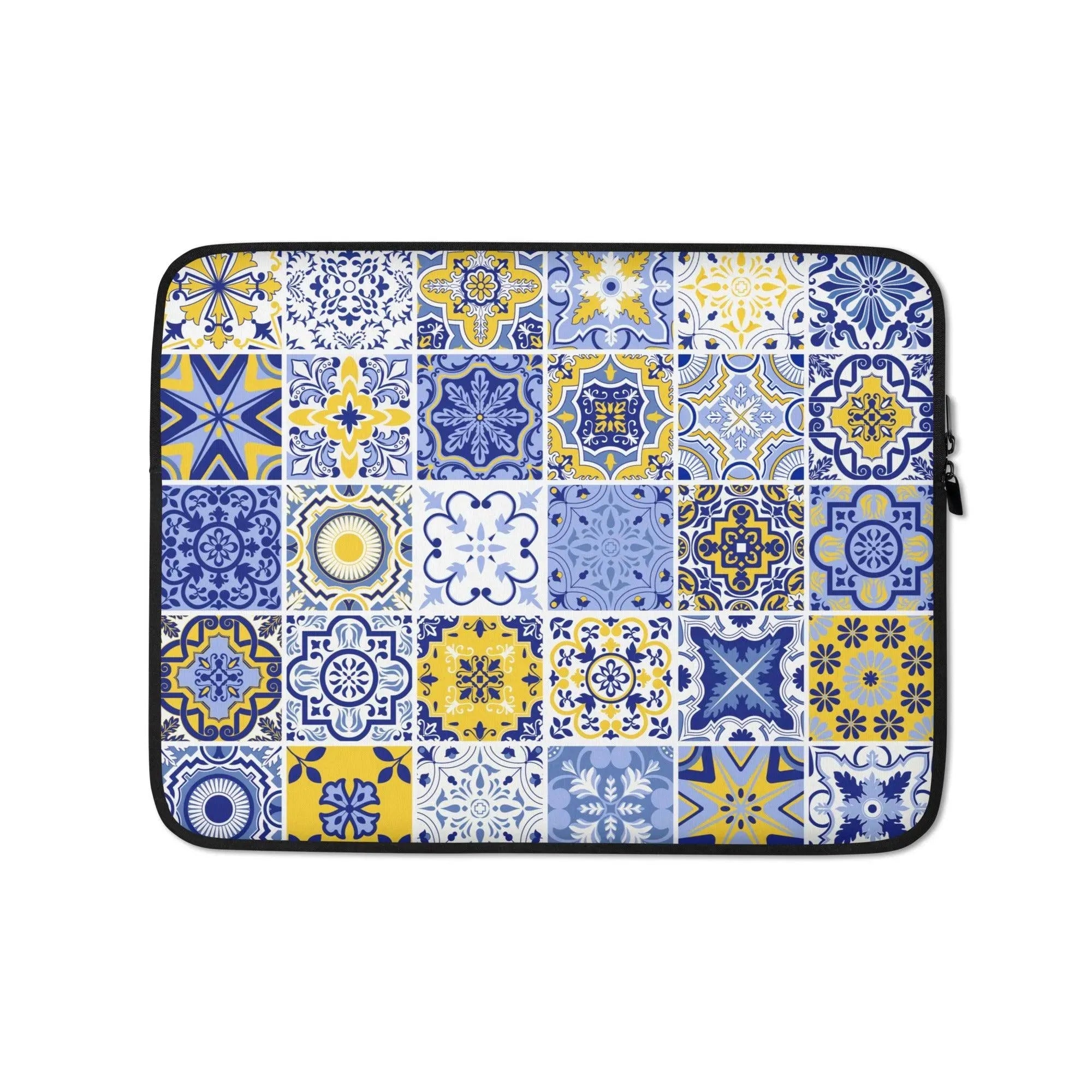 Sicilian Tile Laptop Case - The Global Wanderer