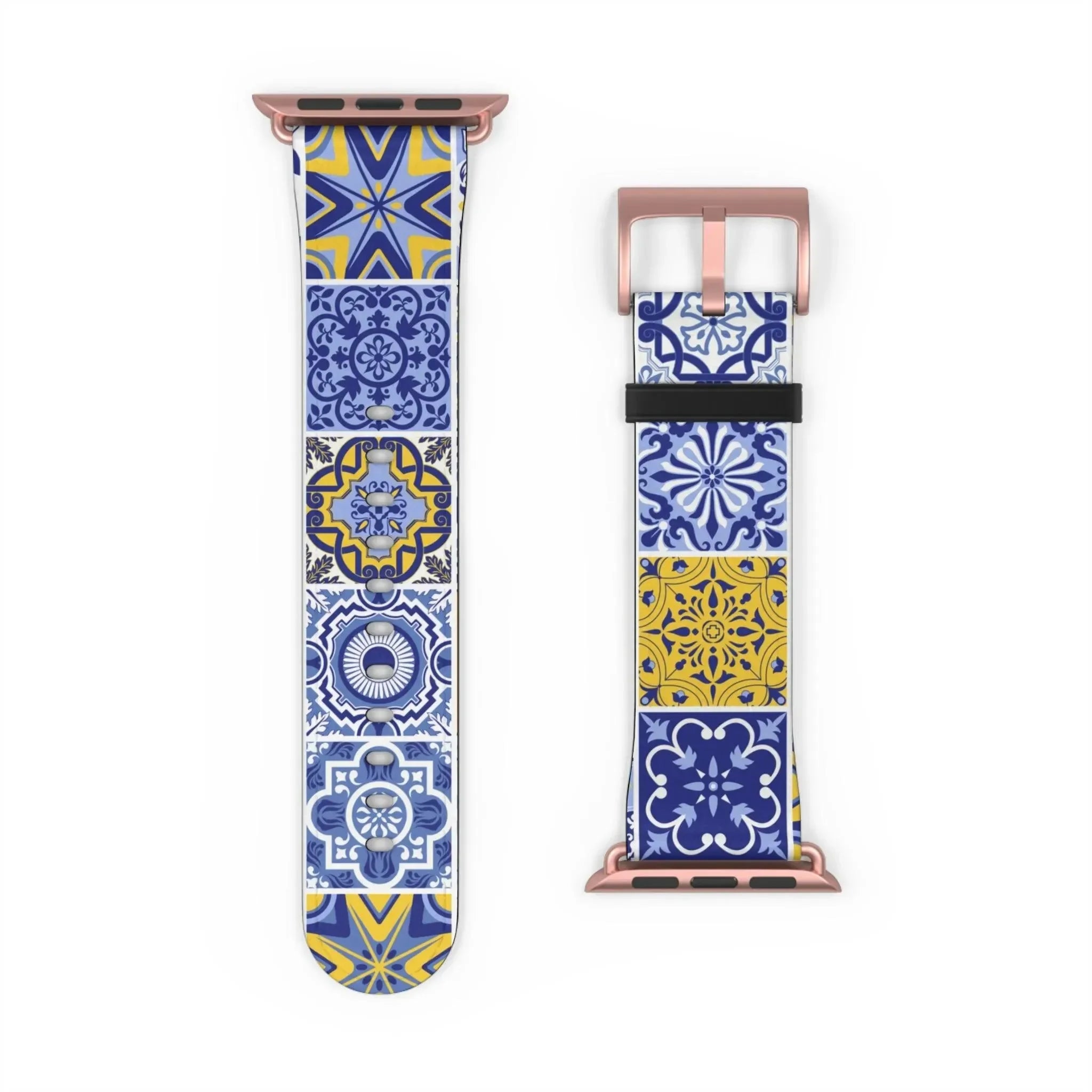 Sicilian Tile Watch Band - The Global Wanderer