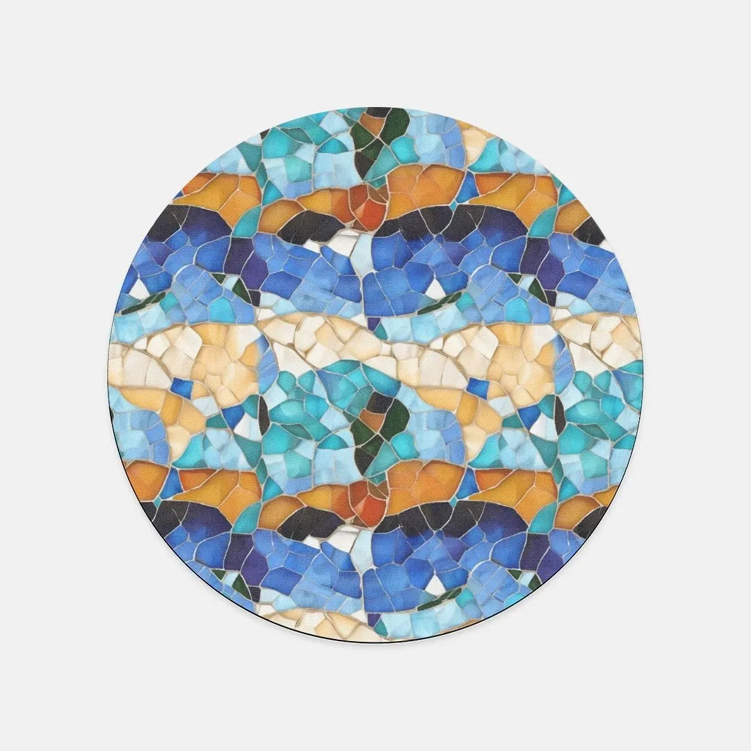 Sitges Tilewave Mosaic Mouse Pad - The Global Wanderer