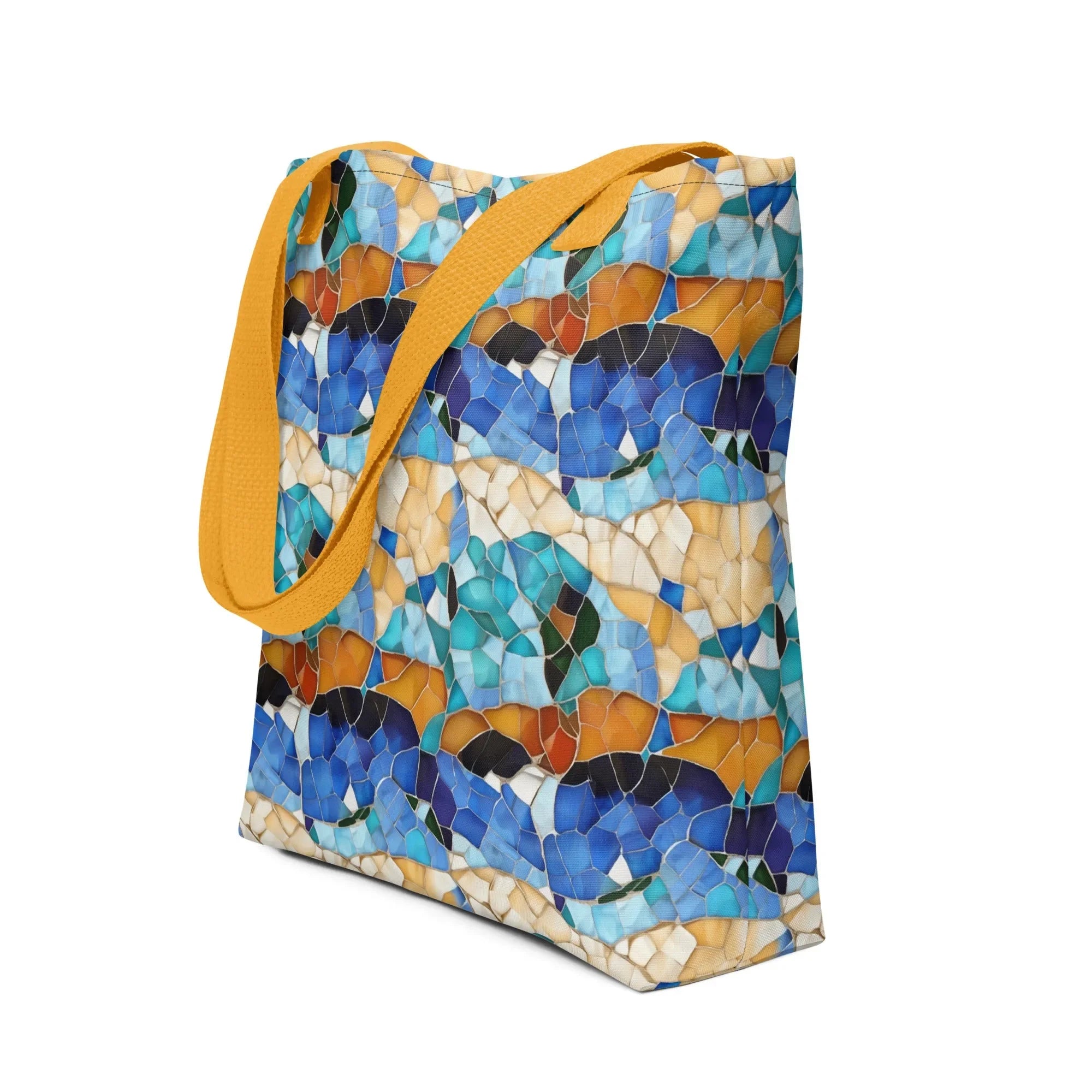 Sitges Tilewave Mosaic Tote Bag - The Global Wanderer