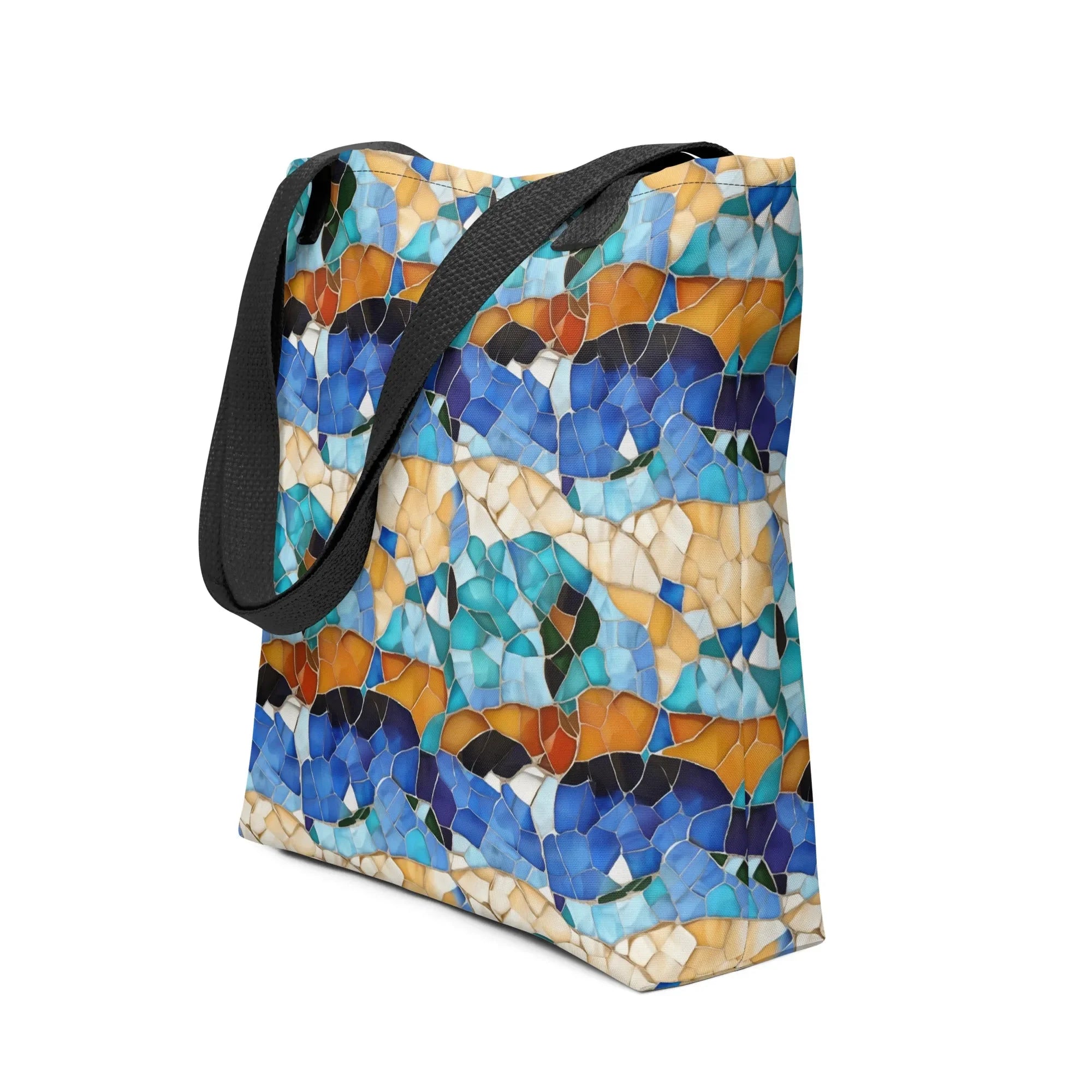 Sitges Tilewave Mosaic Tote Bag - The Global Wanderer