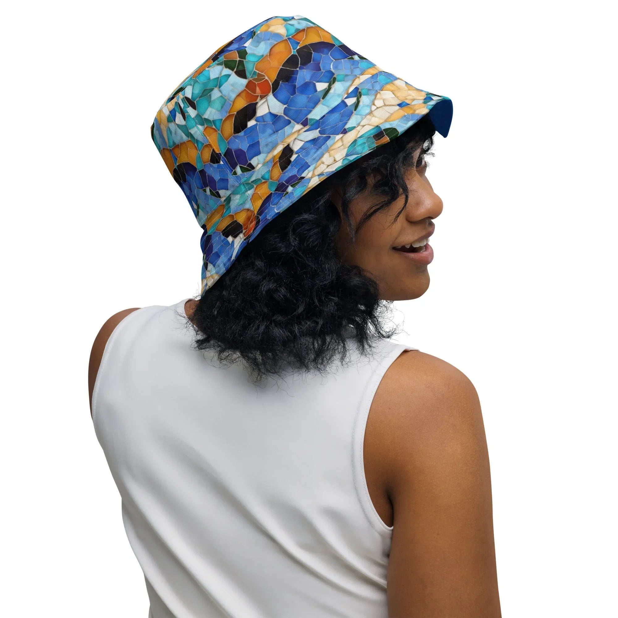Sitges Tilewave Reversible Bucket Hat - The Global Wanderer