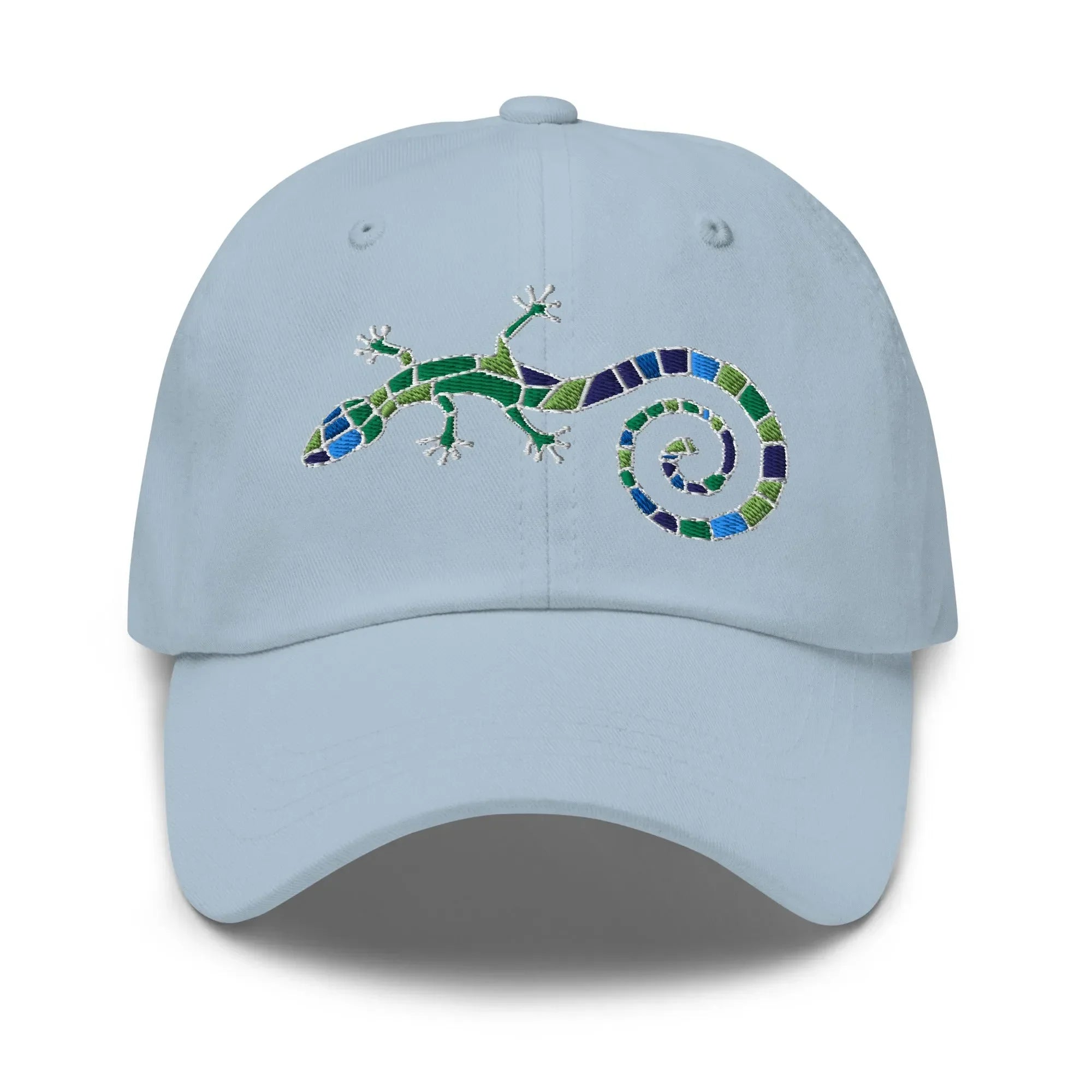 Spanish Mosaic Lizard Embroidered Dad Hat - The Global Wanderer