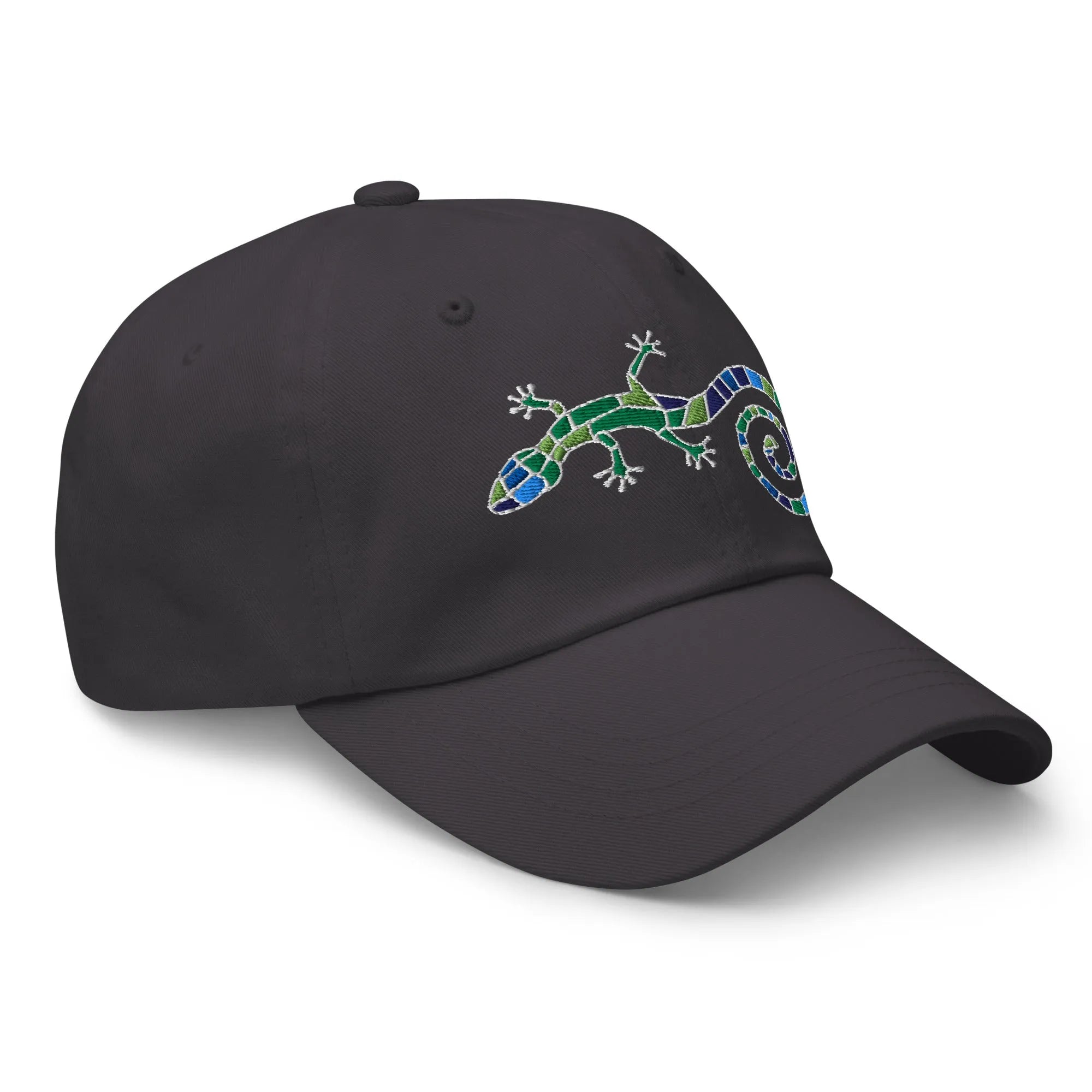 Spanish Mosaic Lizard Embroidered Dad Hat - The Global Wanderer